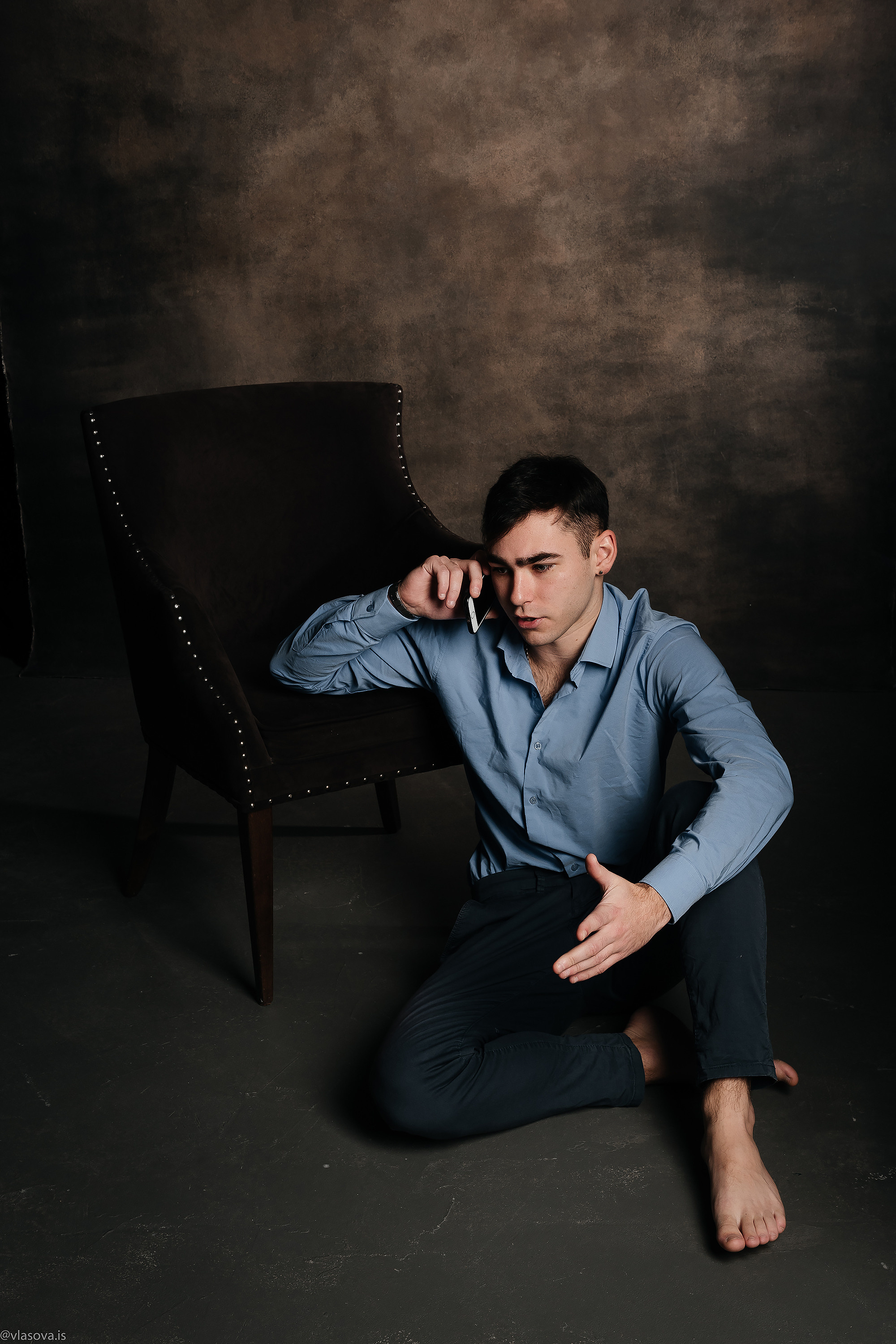 мужской портет с юмором