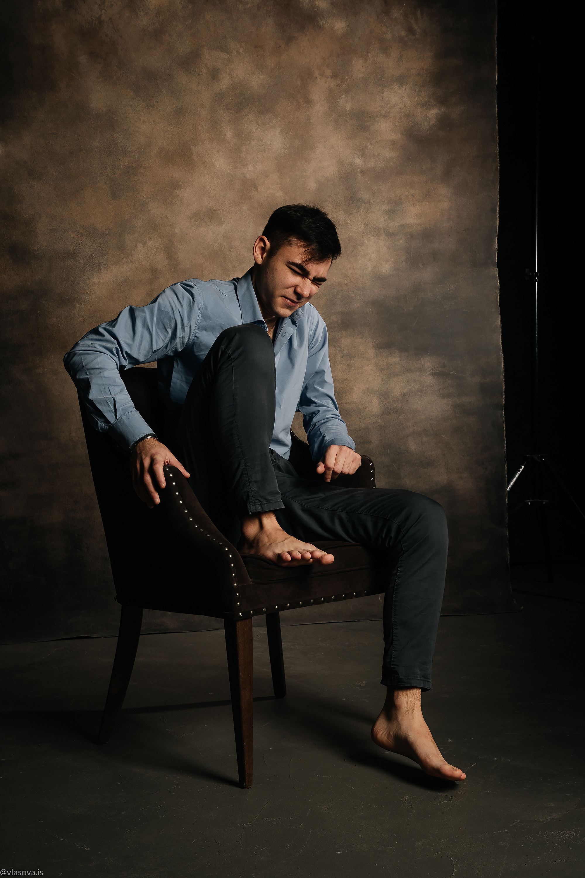 мужской портет с юмором