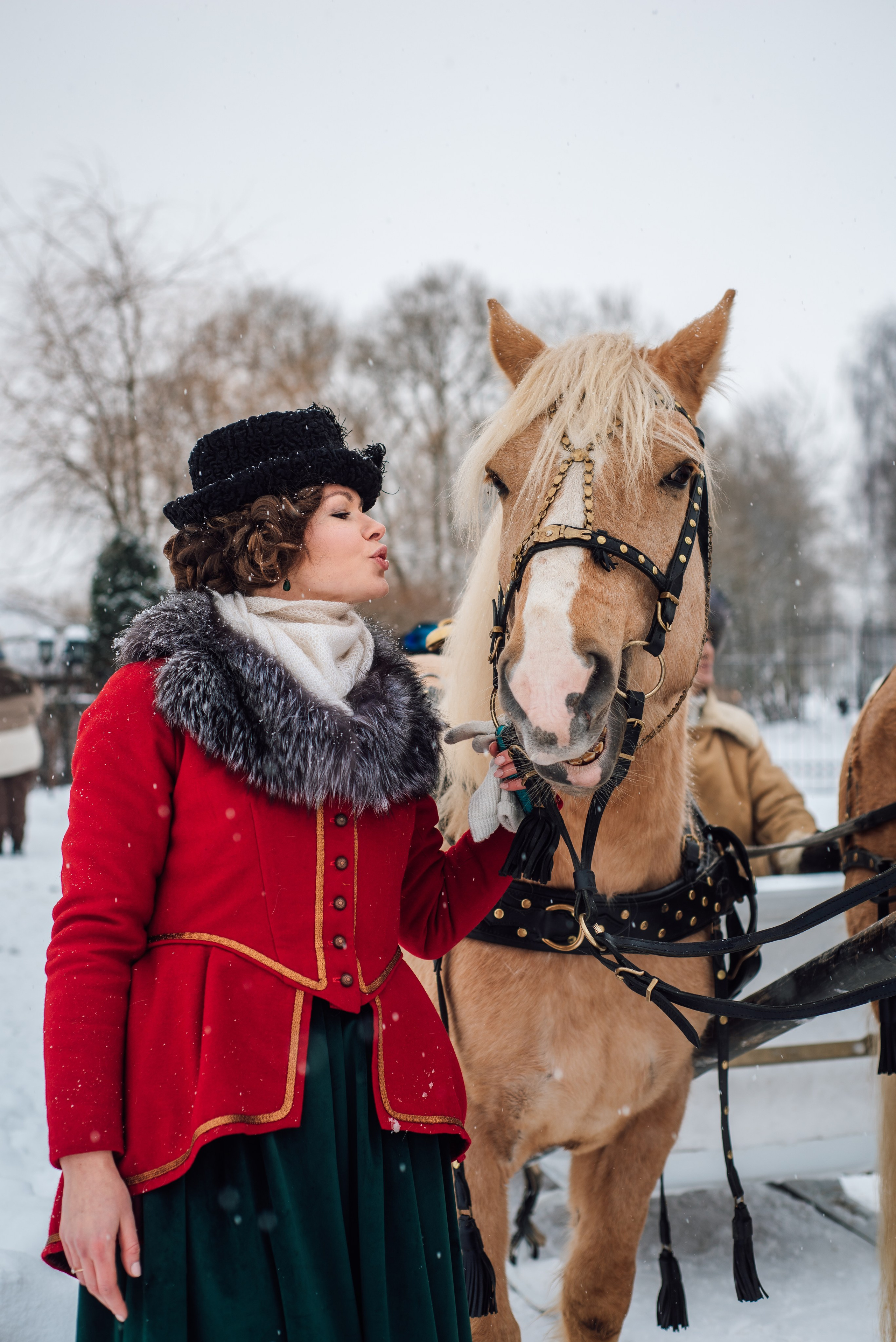 Зимняя парфорсная охота. Фотограф Диана Вальтер