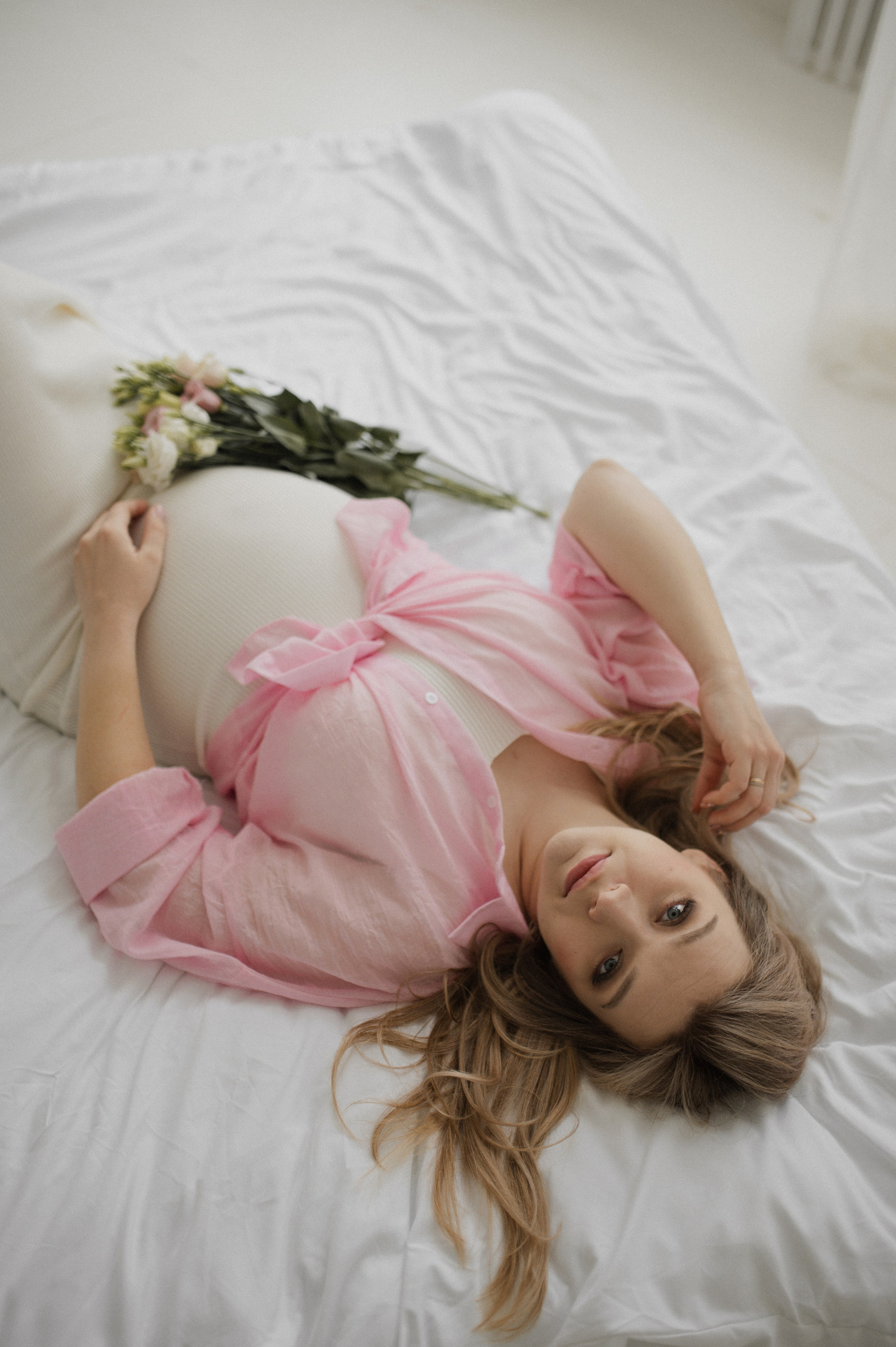 Оля в ожидании малыша. Семейная фотосессия Бутово Москва фотограф Алина Морщагина