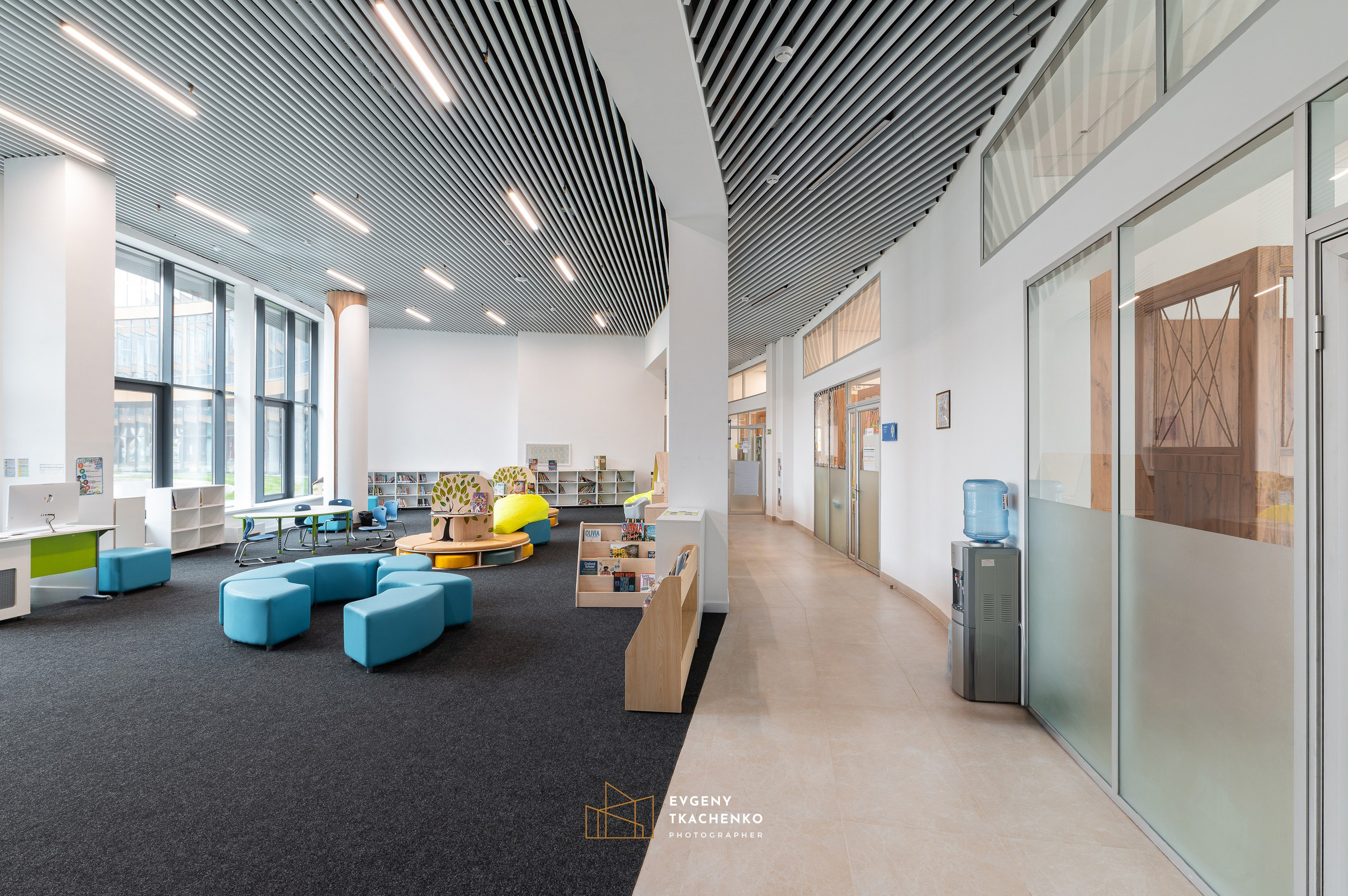 Kazakhstan International School, г. Астана. Архитектурный и интерьерный фотограф в Казахстане