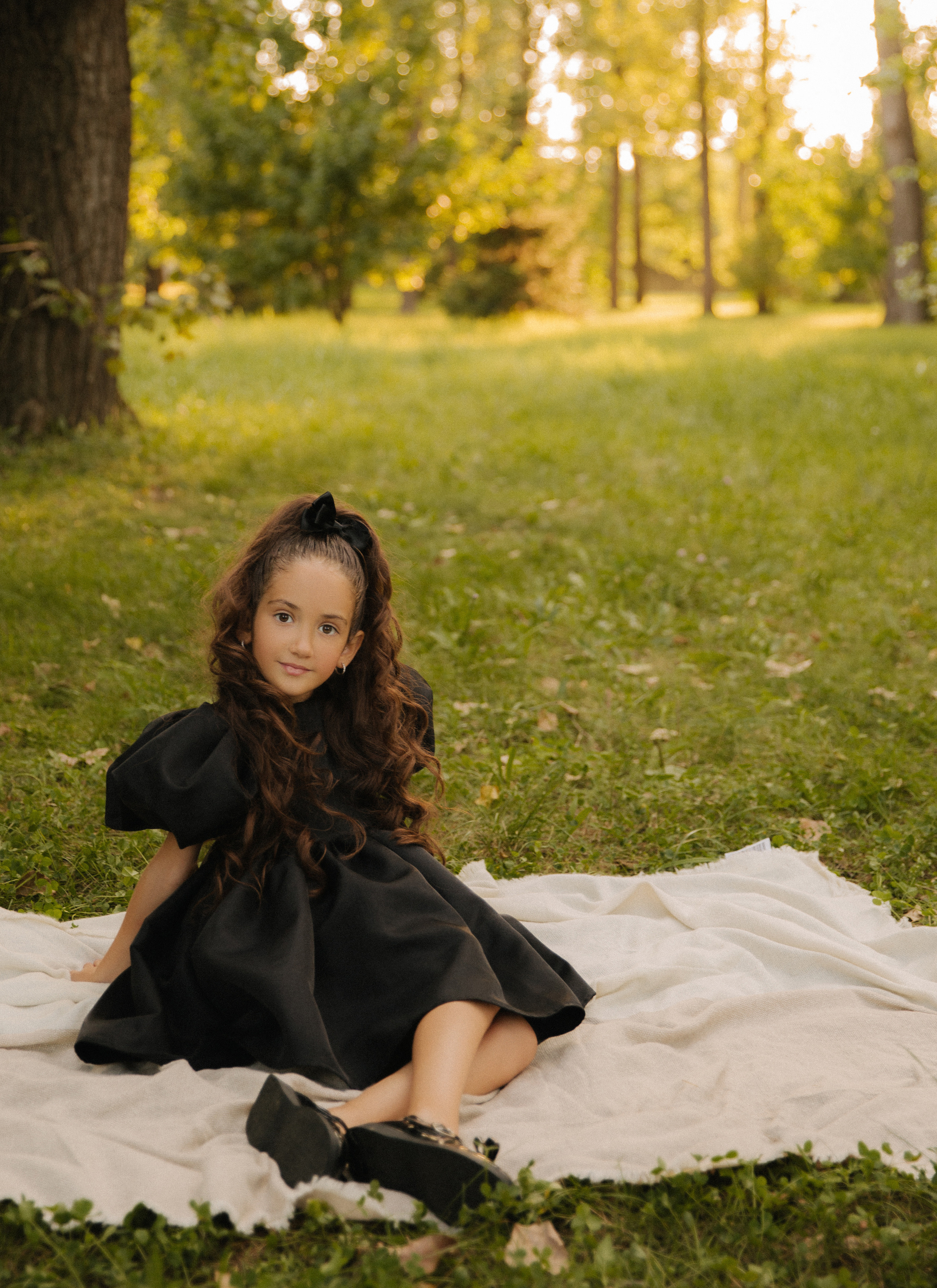 Семейная съёмка на закате в ботаническом саду. Фотограф в Краснодаре и Краснодарском крае