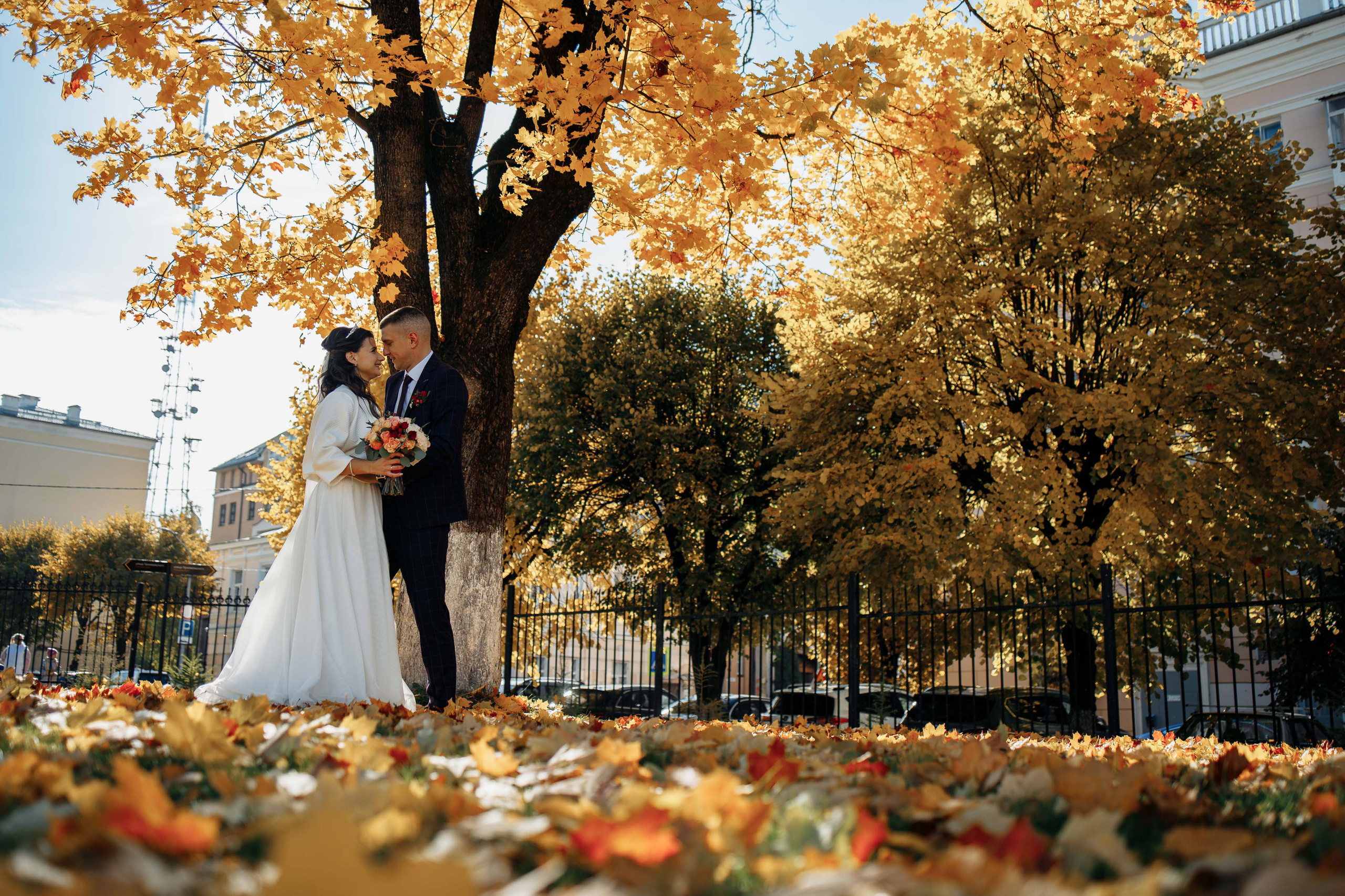 Свадебная прогулка. Свадебный фотограф Вашкевич Денис
