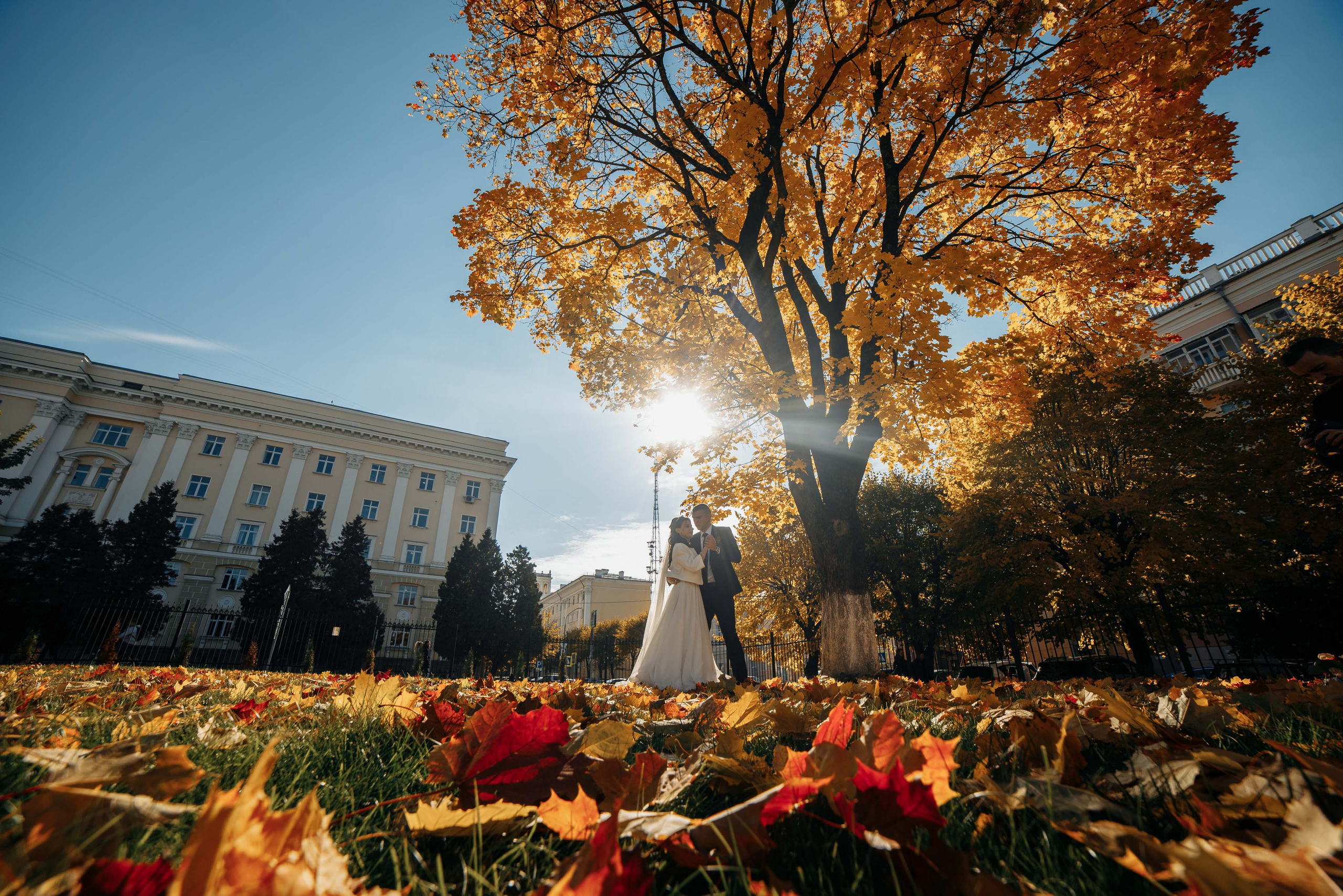 Свадебная прогулка. Свадебный фотограф Вашкевич Денис