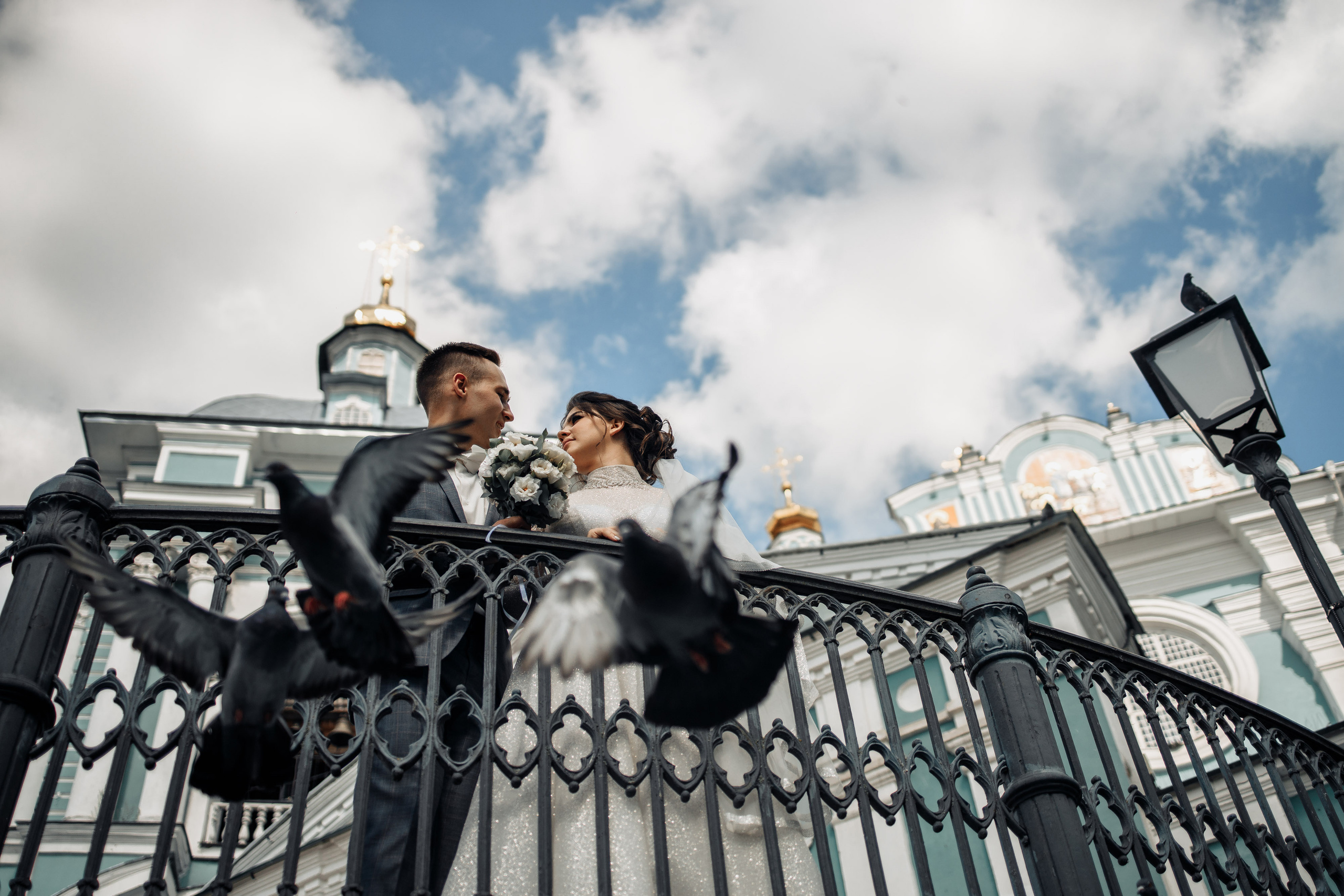 Свадебная прогулка в Высоком Смоленск. Фотограф Денис Вашкевич. Свадебный фотограф Вашкевич Денис