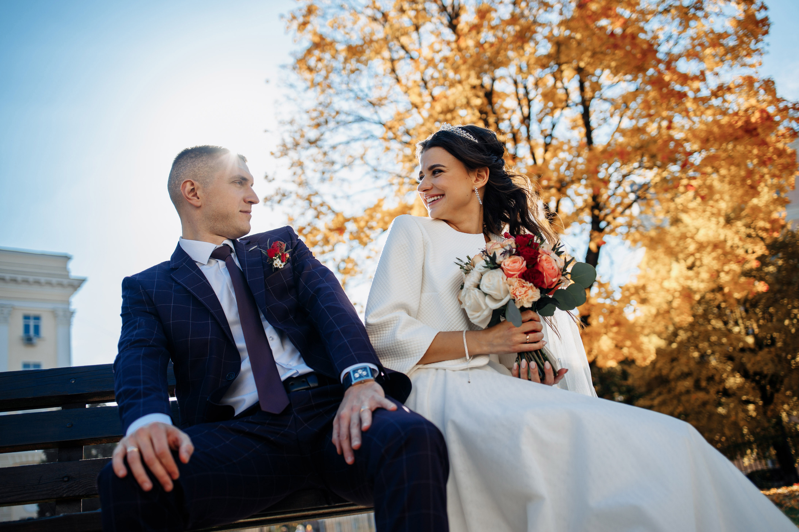 Свадебная прогулка. Свадебный фотограф Вашкевич Денис