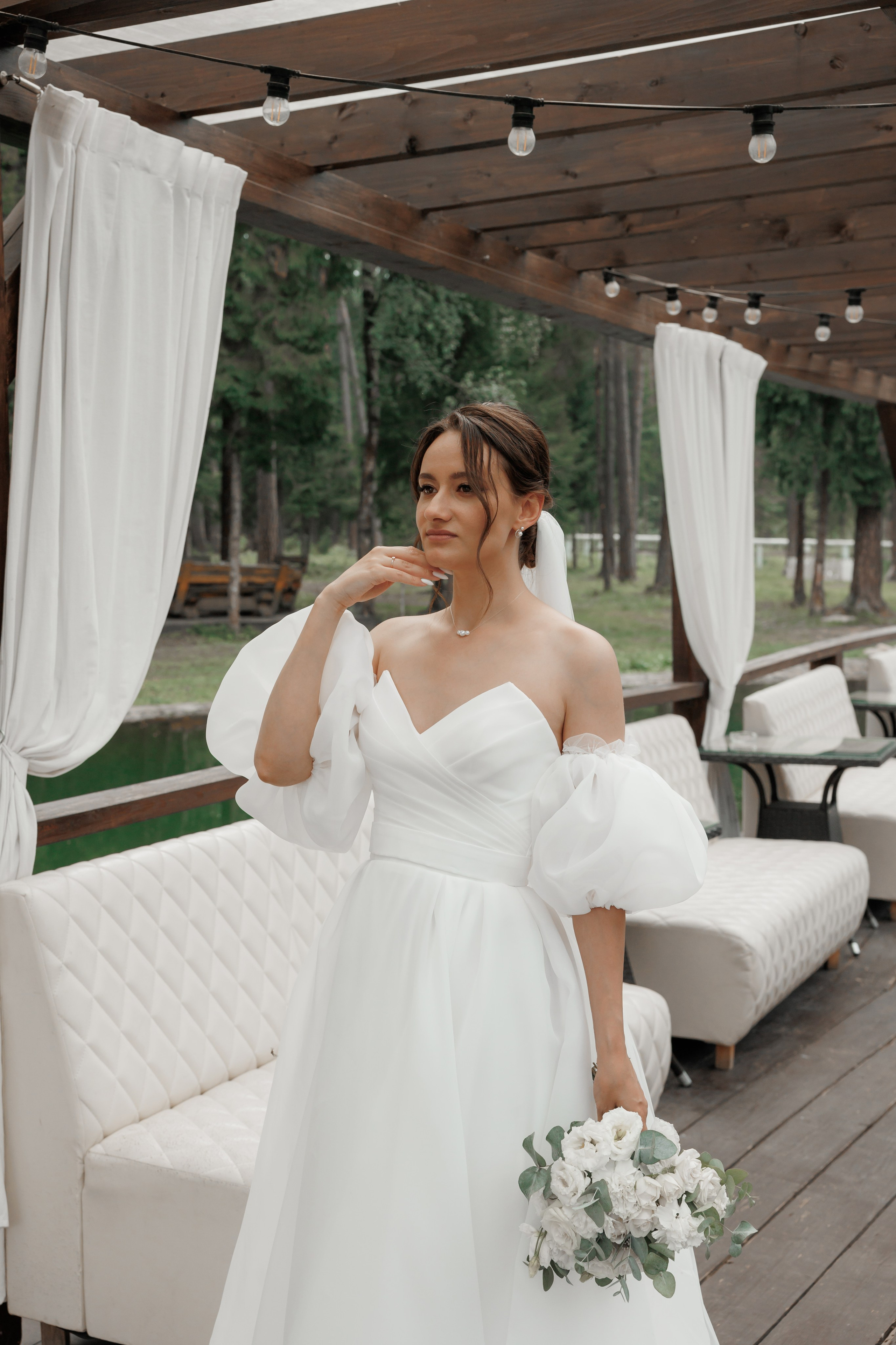 Полина и Дмитрий, загородный клуб «Барин», ЗАГС в г. Пушкино. Свадебный и репортажный фотограф (Москва, Королев и другие)