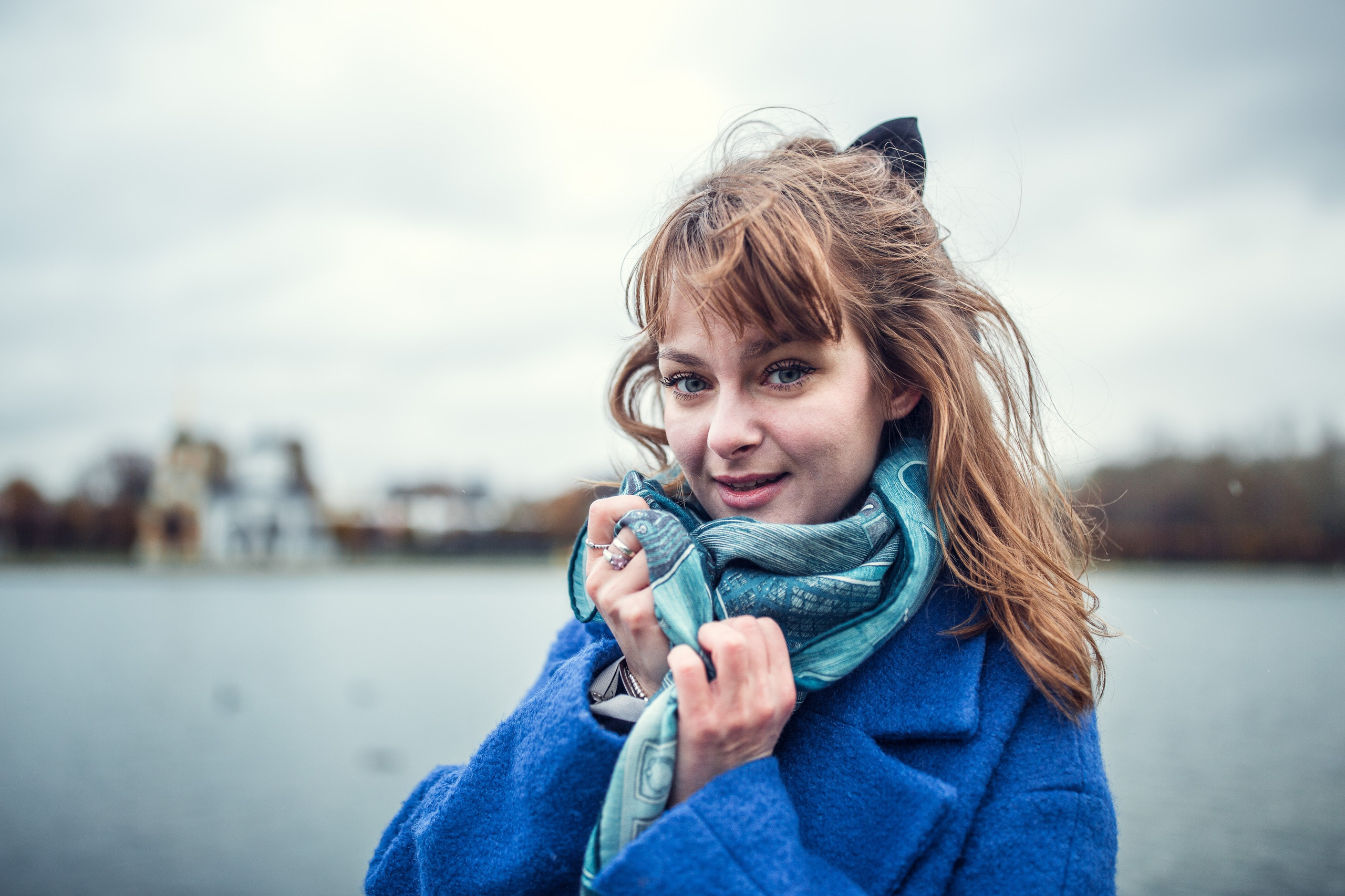 Осенняя прогулка Анны в Кусково. Фотограф — Евгений Свистков