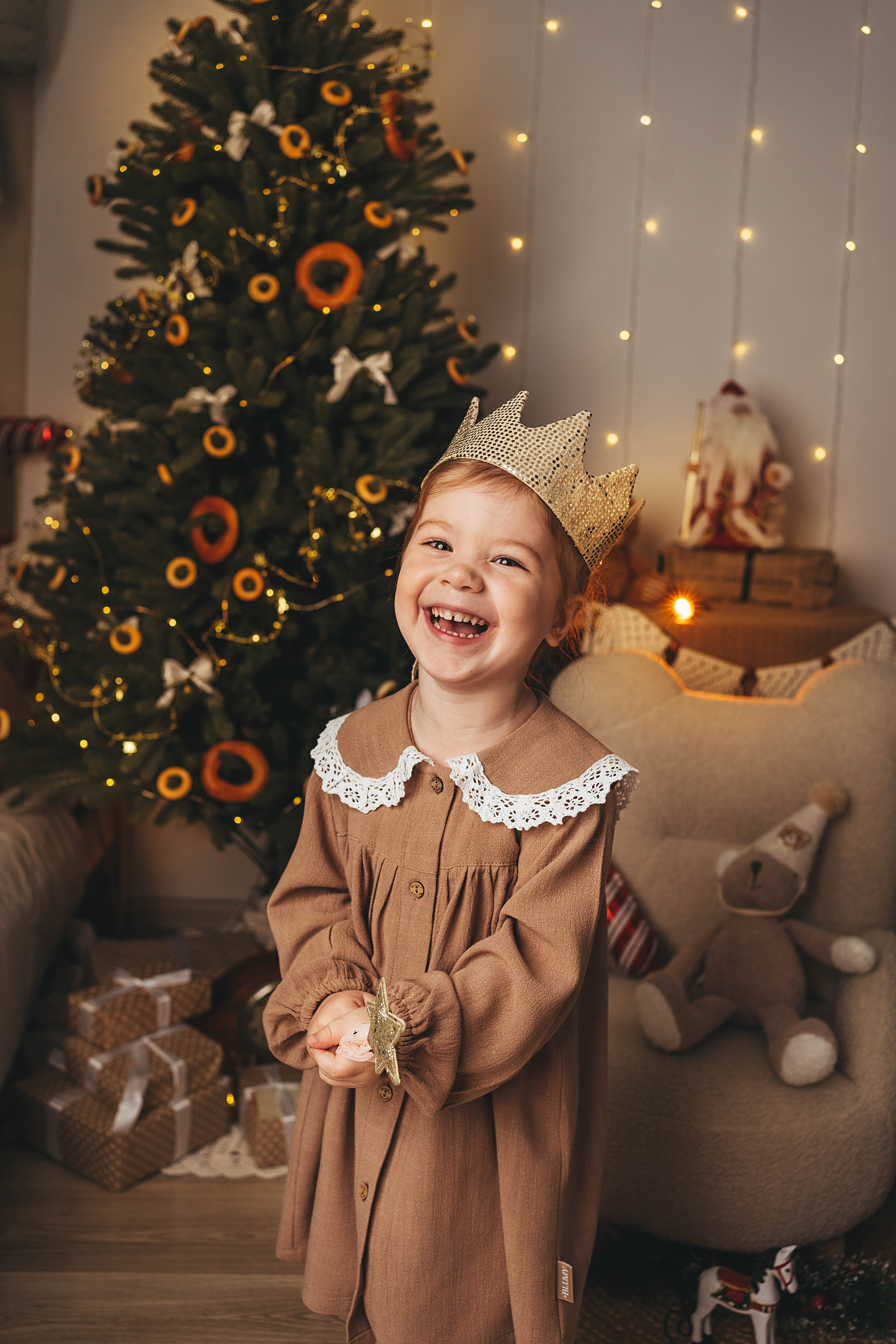Новогодний фотопроект для малышей 2026. Семейный и детский фотограф новорожденных Ульяновск