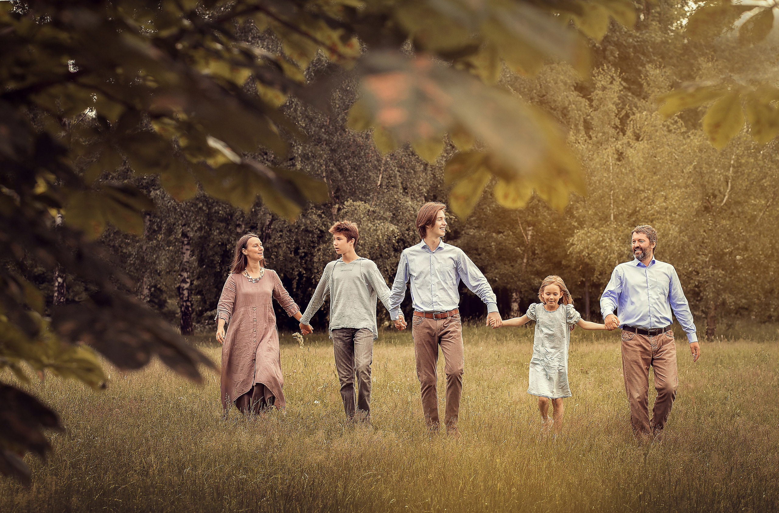 многодетная семья. фотосессия