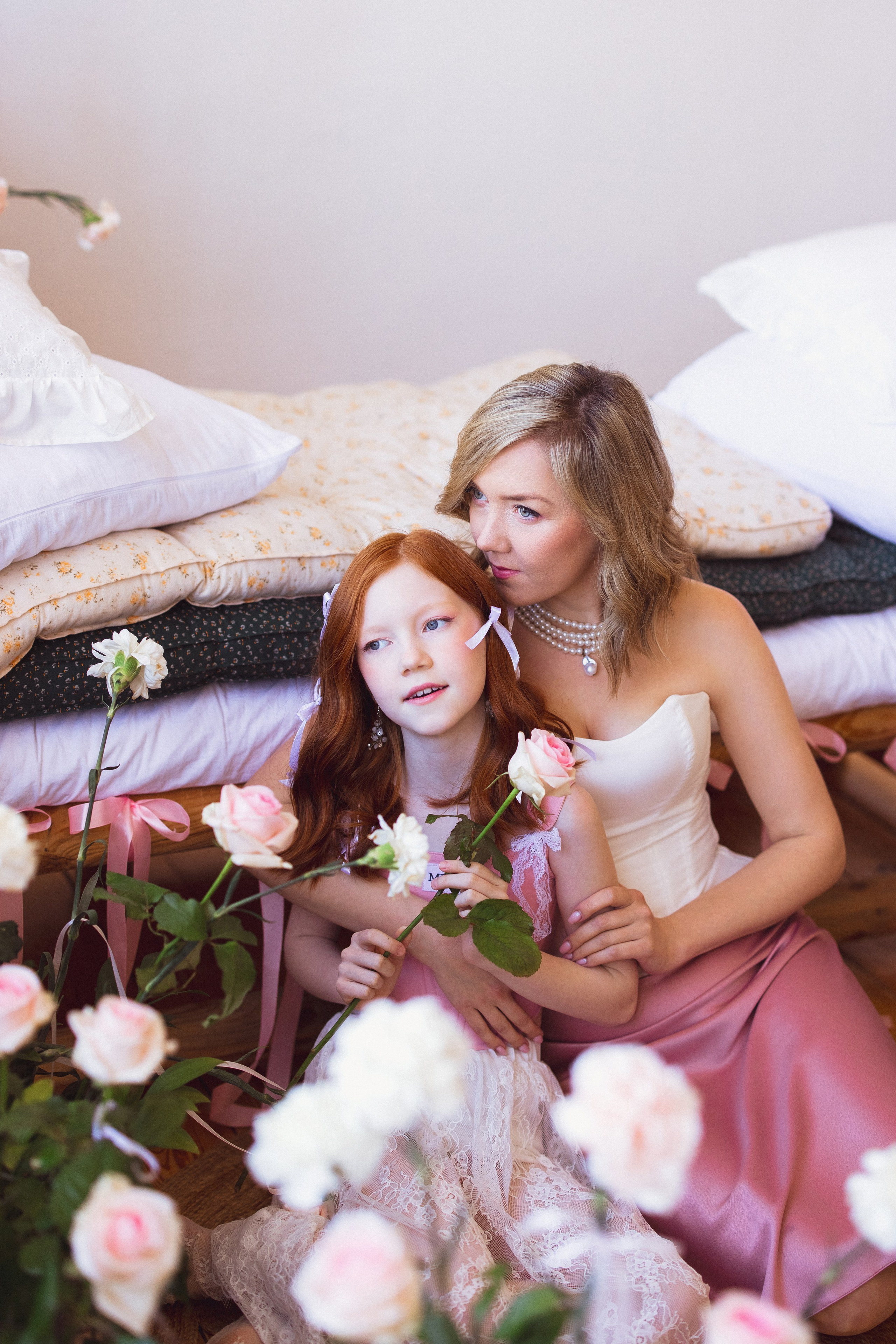 Фотосессия с живыми цветами в фотостудии г. Краснодар. Семейный и детский фотограф в Краснодаре Анна Трашкова