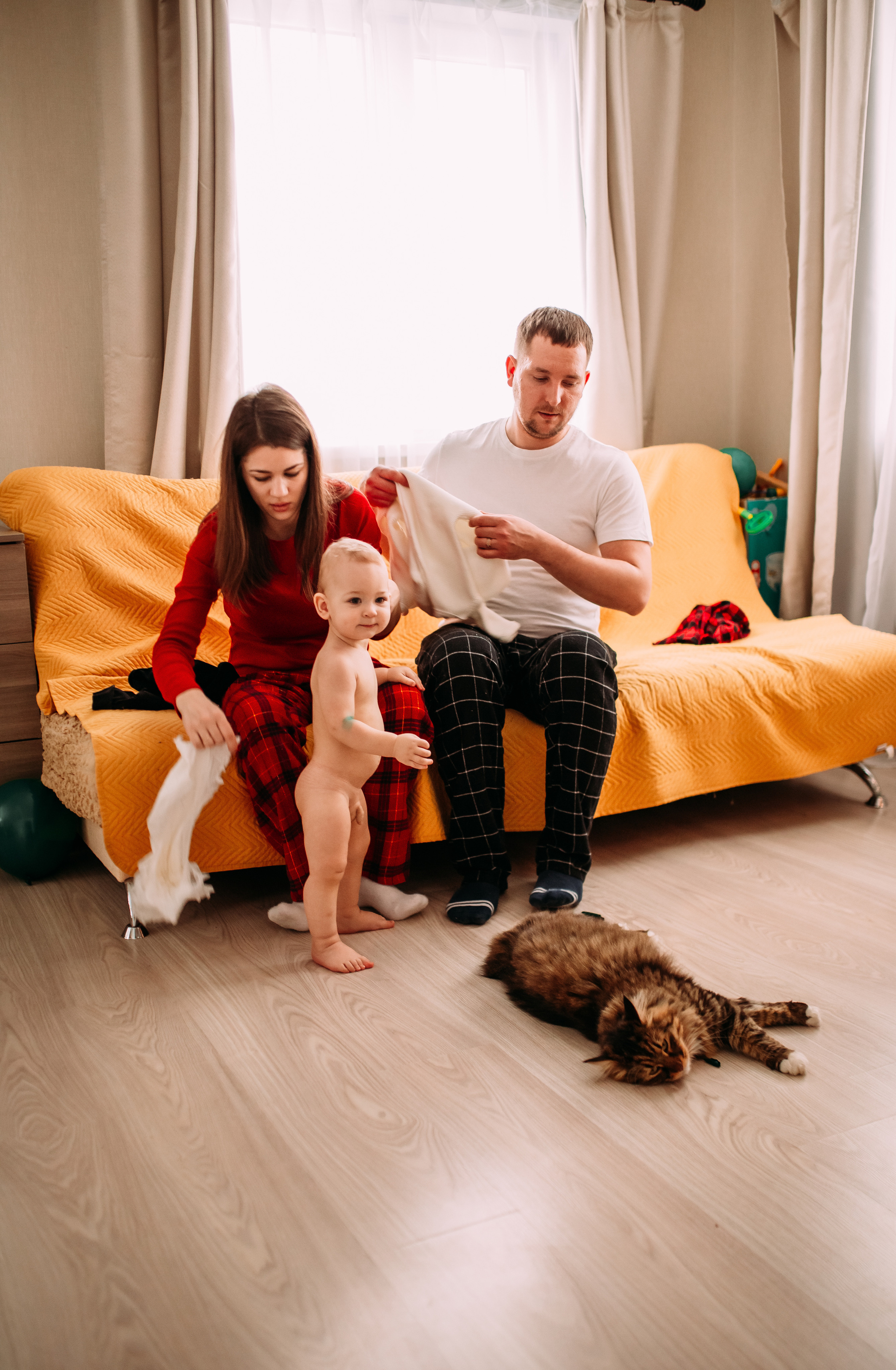 Алена, Саша, Саша и Кокос. Семейный и детский фотограф в Нижнем Новгороде Наумова Лидия