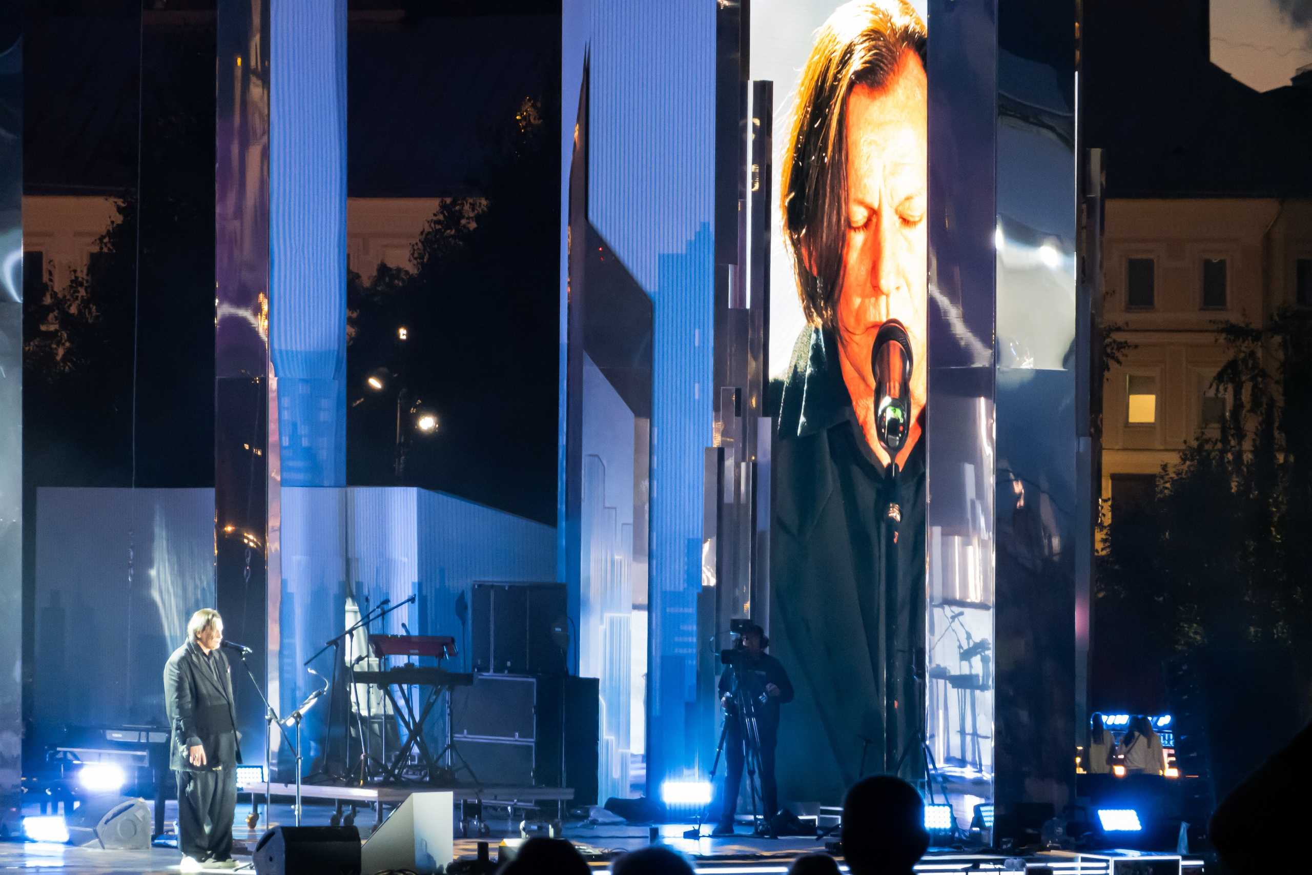 Сцена в Зарядье на форуме будущего Москва 2030