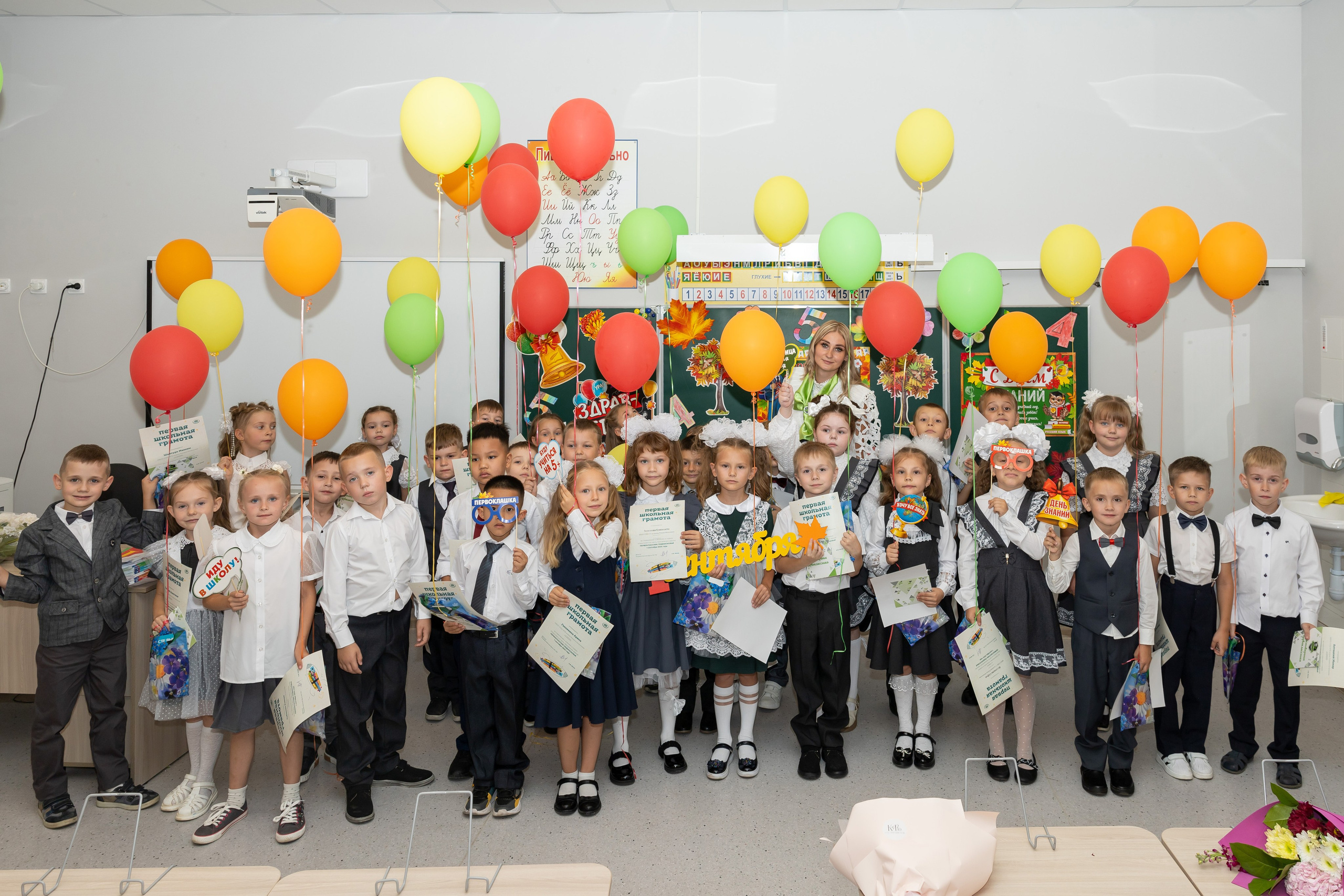 Первый раз в первый класс (репортажная съемка). Фотограф в Серпухове Наталья Руденко