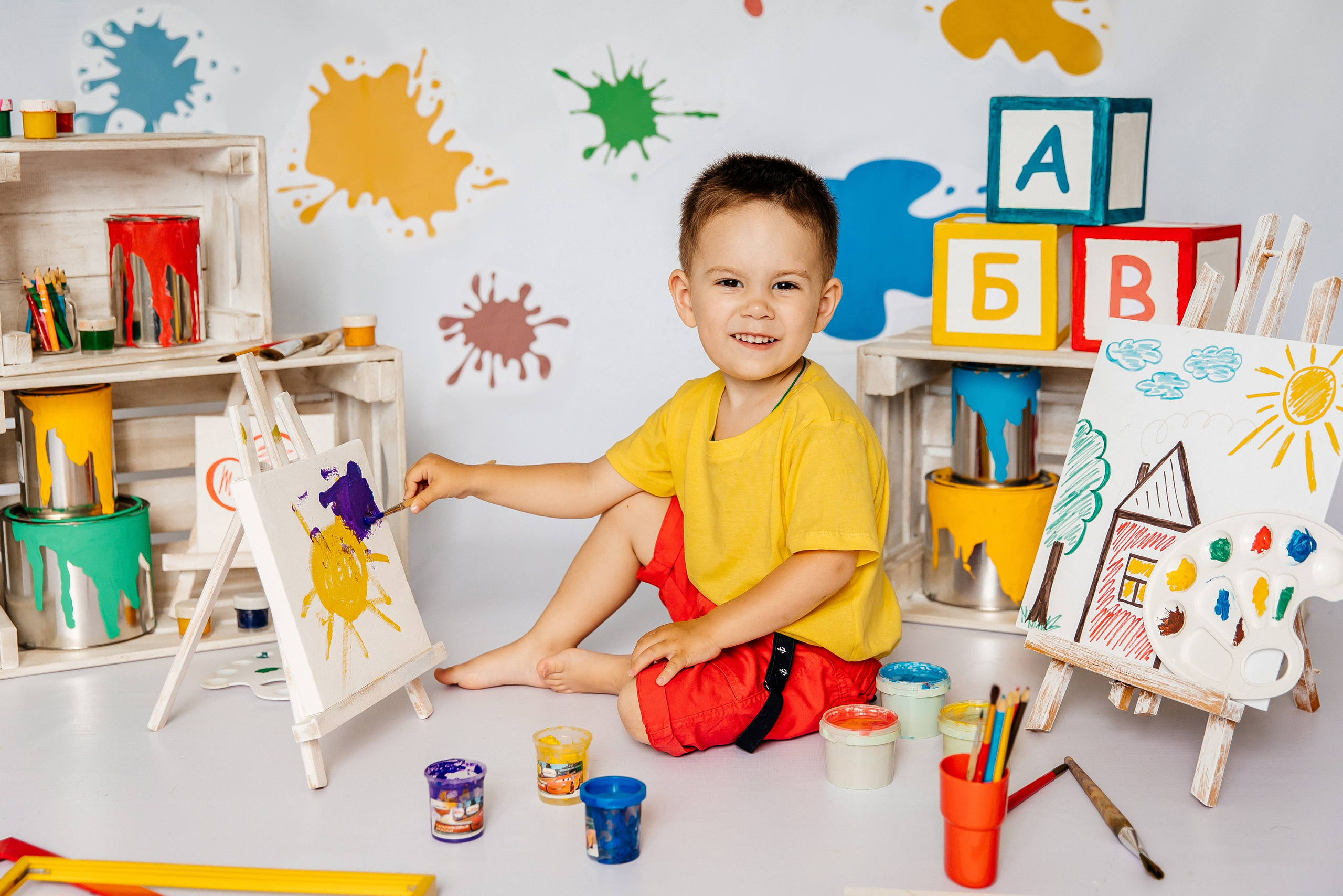 Краски. Детский фотограф, выпускные альбомы в Нижнем Новгороде Бодягина Мария