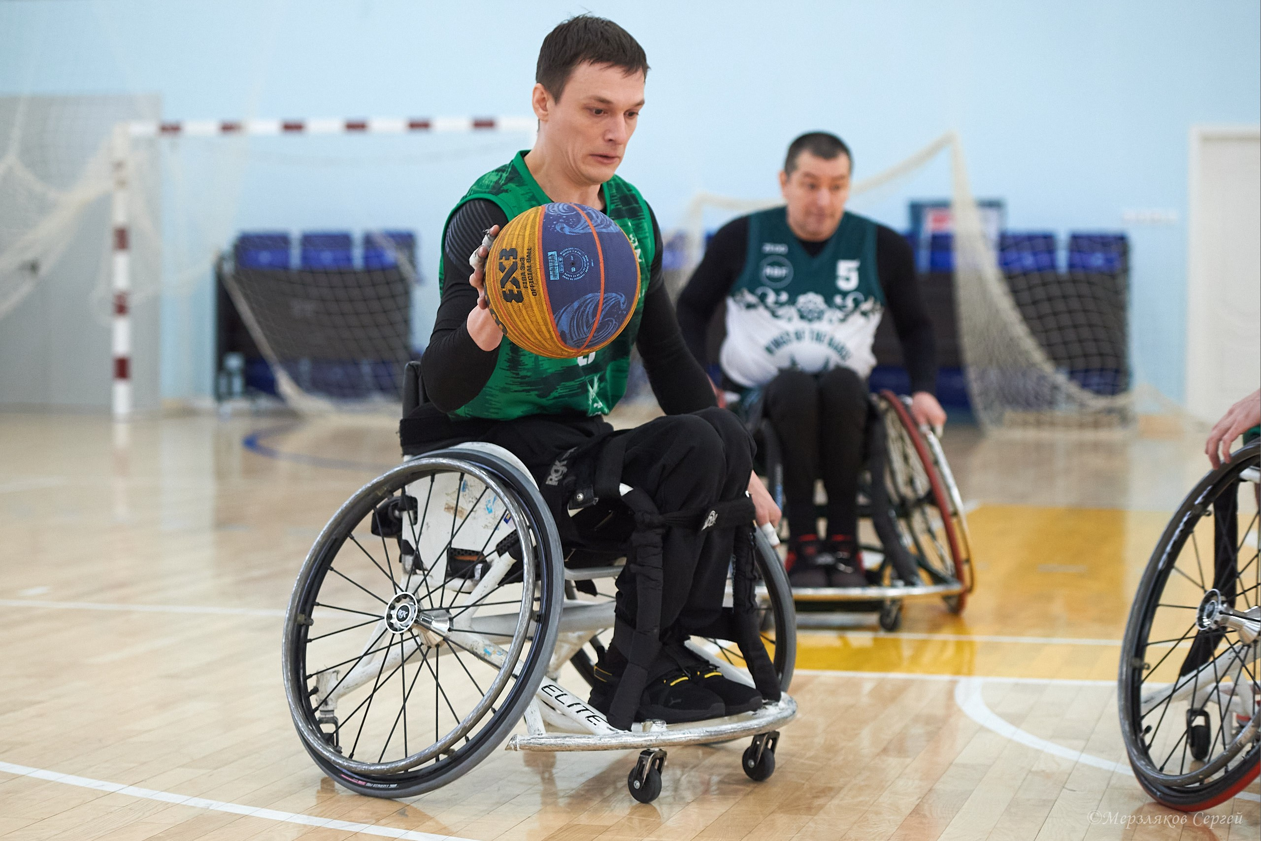 X традиционный Рождественский турнир по баскетболу на колясках. Ижевск. Спортивный репортажный фотограф в Ижевске Сергей Мерзляков
