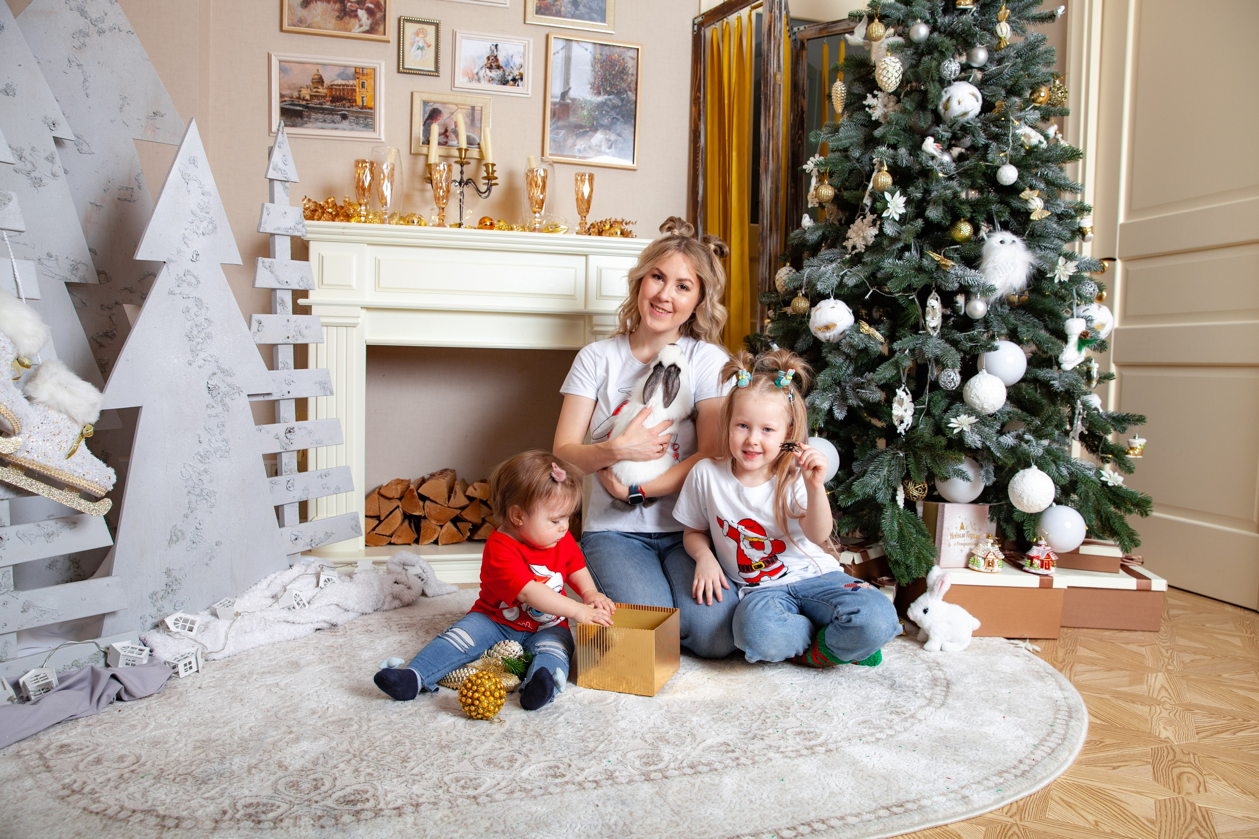 новогодняя семейная фотосессия Люберцы