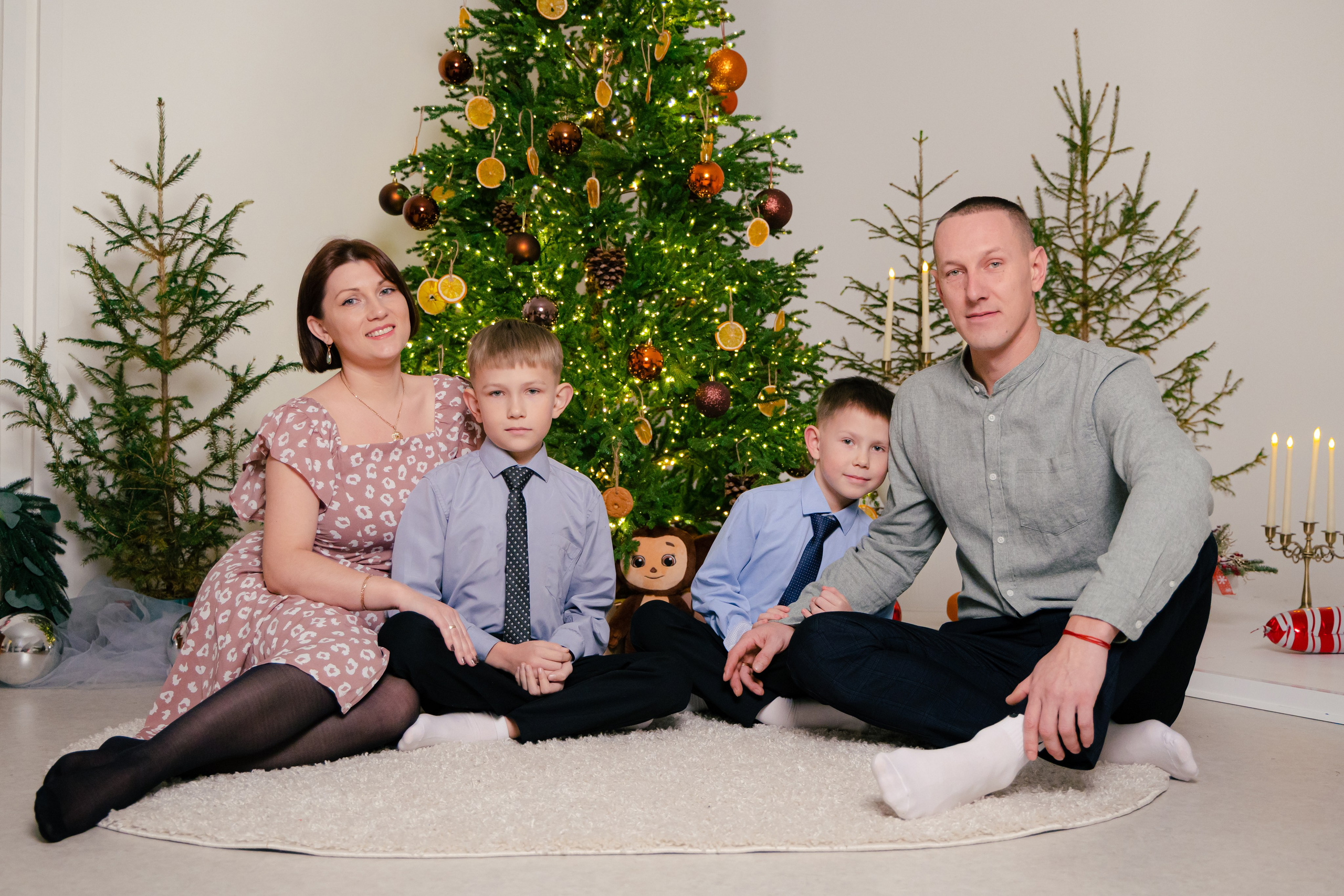 Семья Новый год 2026. Фотограф / Видеограф Братск Юлий Дежин