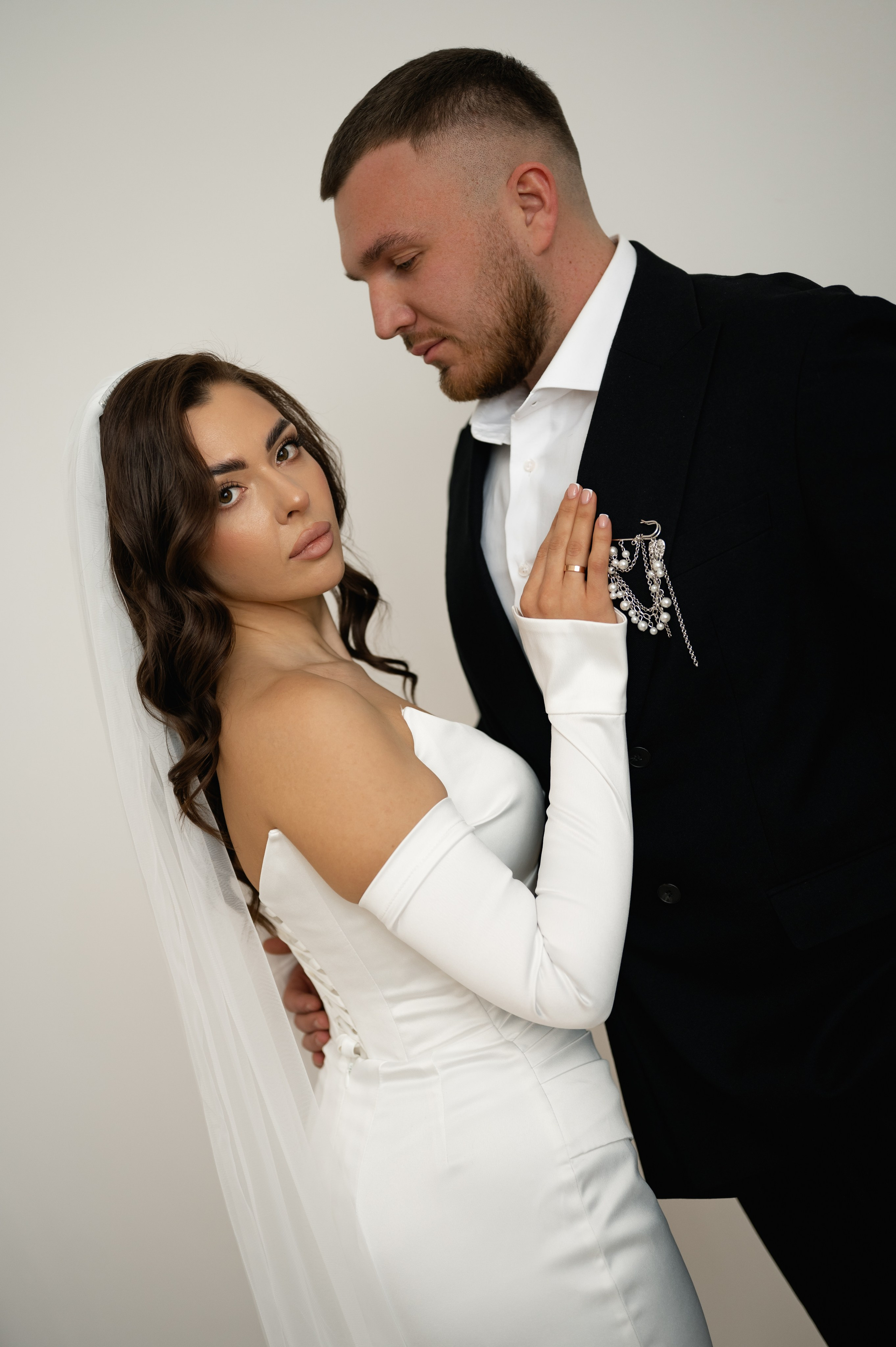 Свадебная фотосессия в студии. Свадебный и семейный фотограф в Краснодаре Алина Мельник