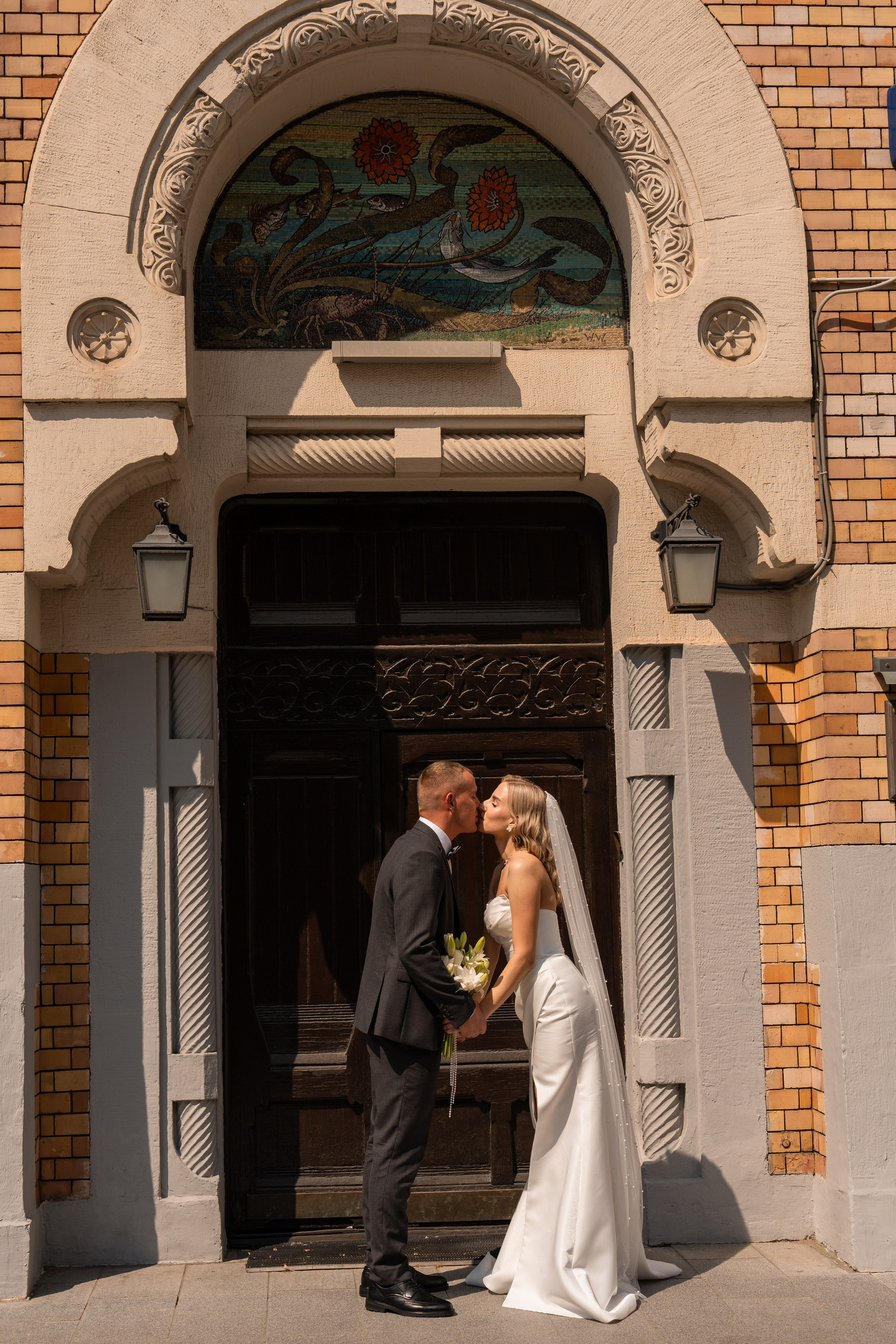 Свадебная фотосессия в Москве, регистрация в Кутузовском ЗАГСе Москва. Свадебный фотограф в Москве Анна Полушина