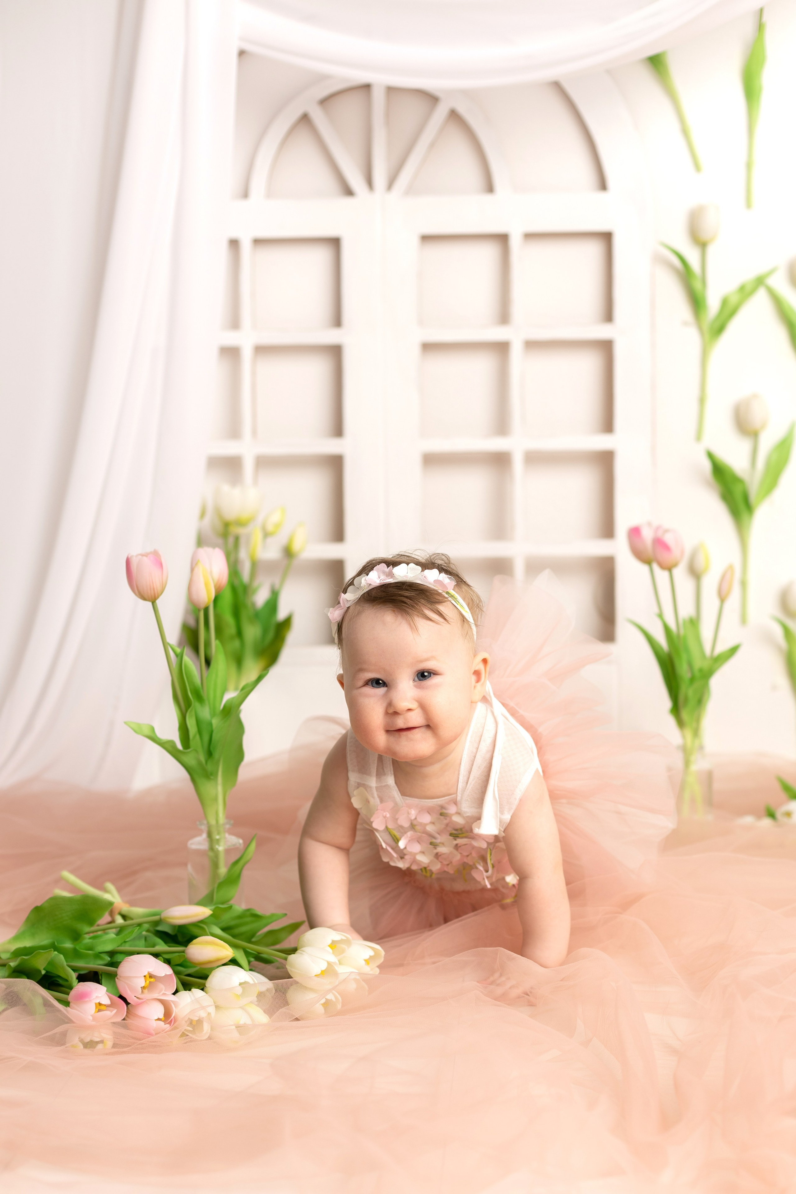 Весенний фотопроект для детей с рождения до года. Фотограф новорожденных, детский фотограф в г. Оренбурге Екатерина Козлова