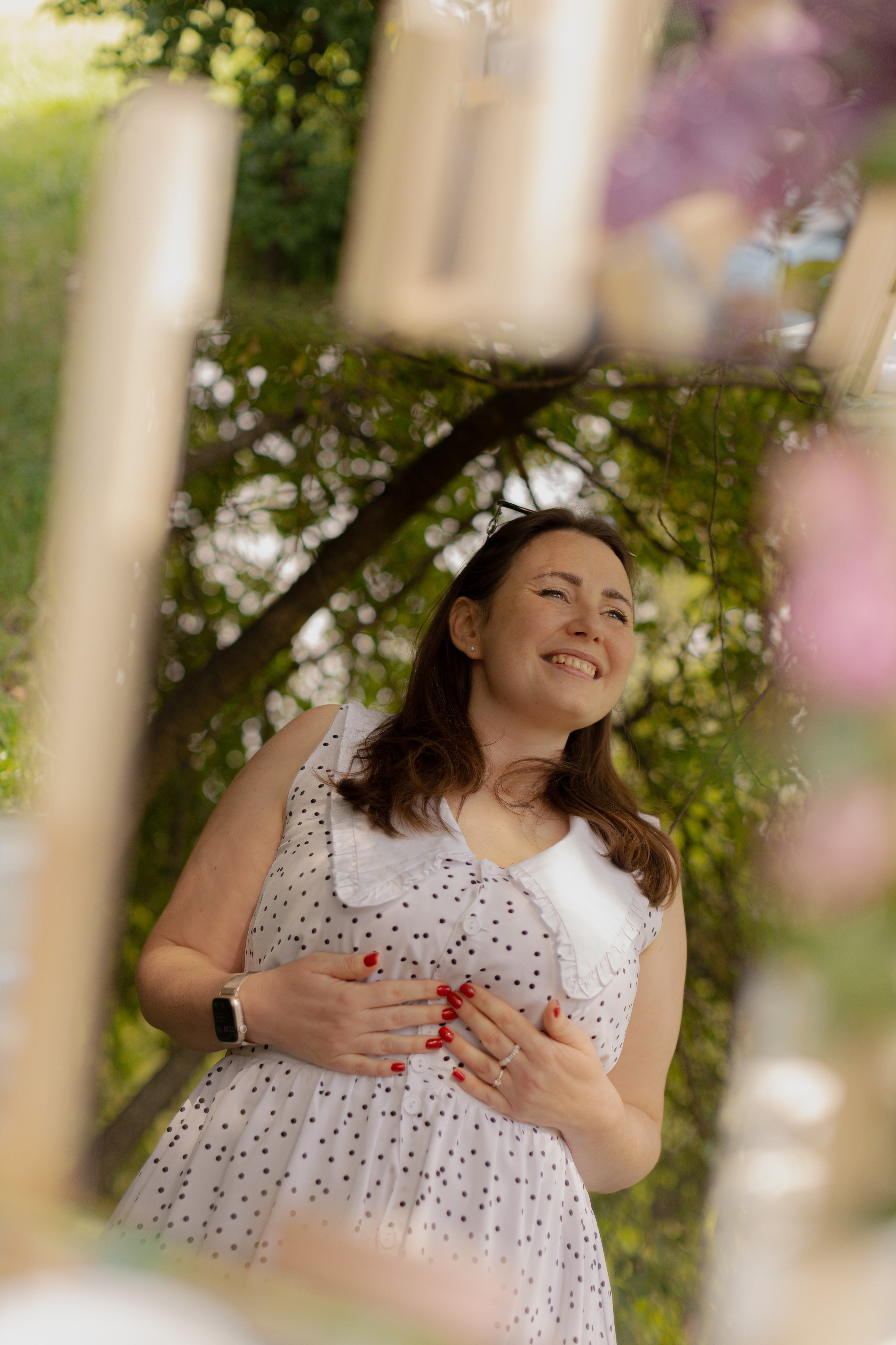 Мк Сирень на зеркале (девичник в парке). Анастасия Ракчеева Художник