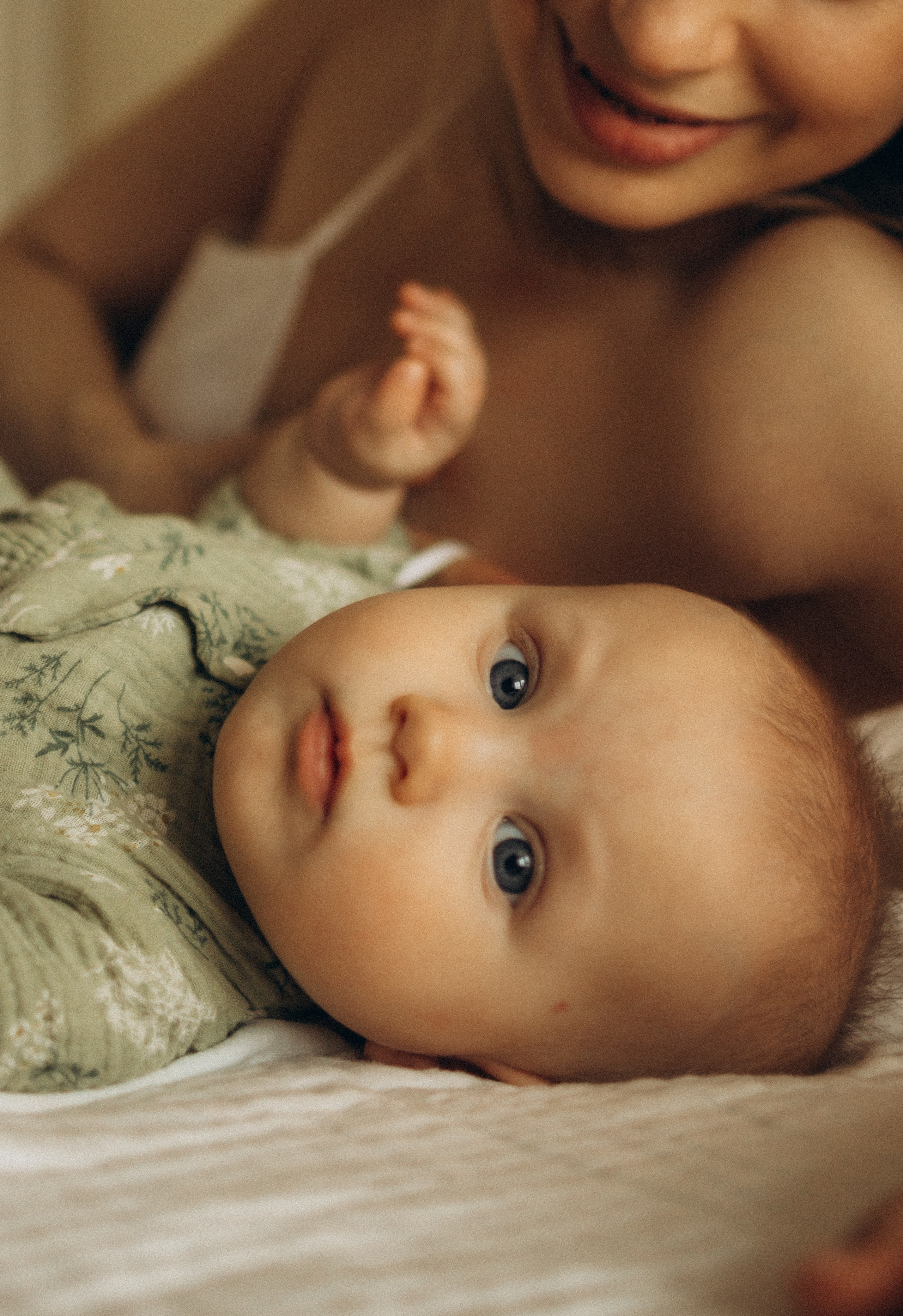 Полина, Максим и малышка Нина. Семейный, домашний, ньюборн фотограф Москва Цветкова Елизавета