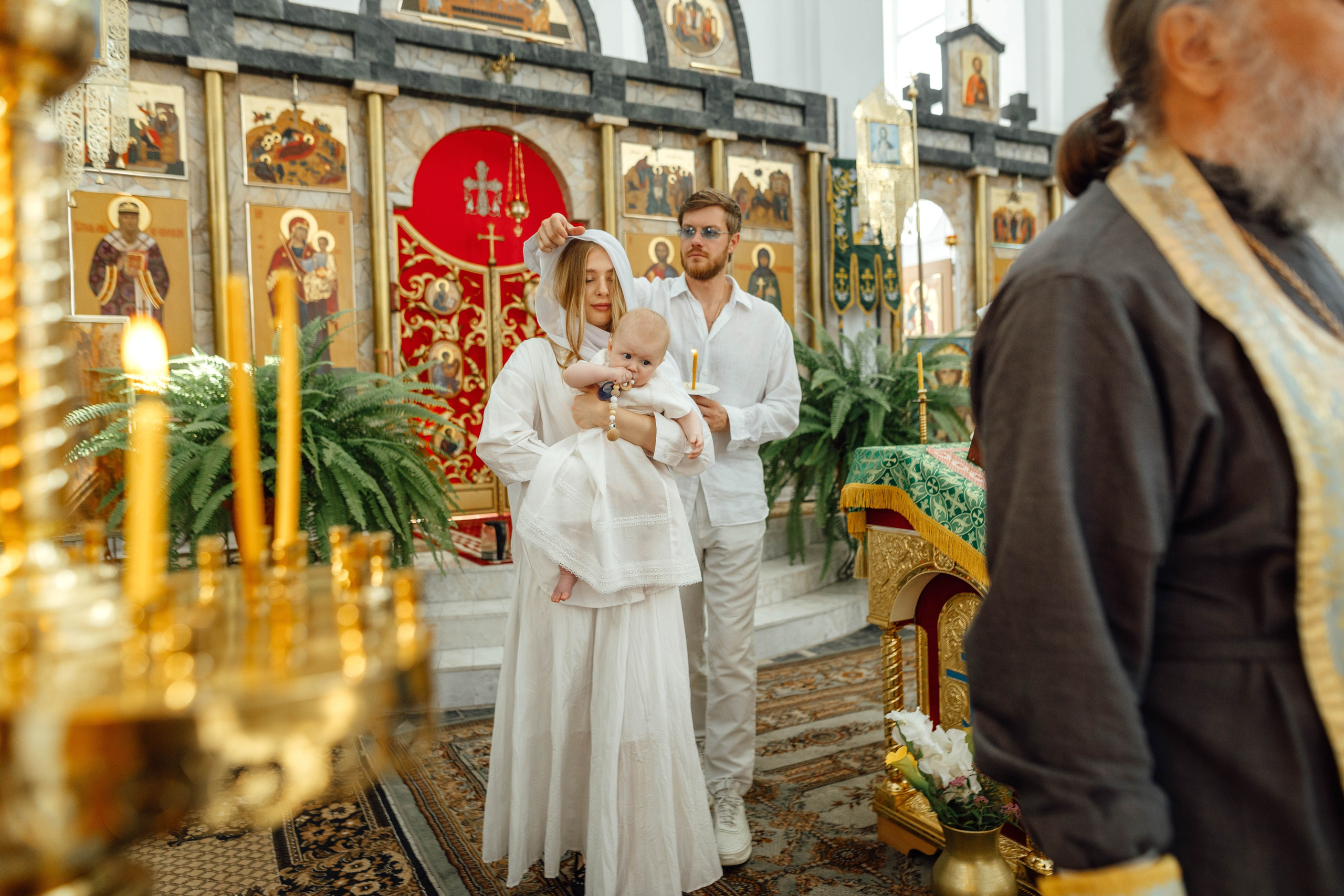 Крещение Мишель, гп. Ивенец, храм Ефросинии Полоцкой, август 2025