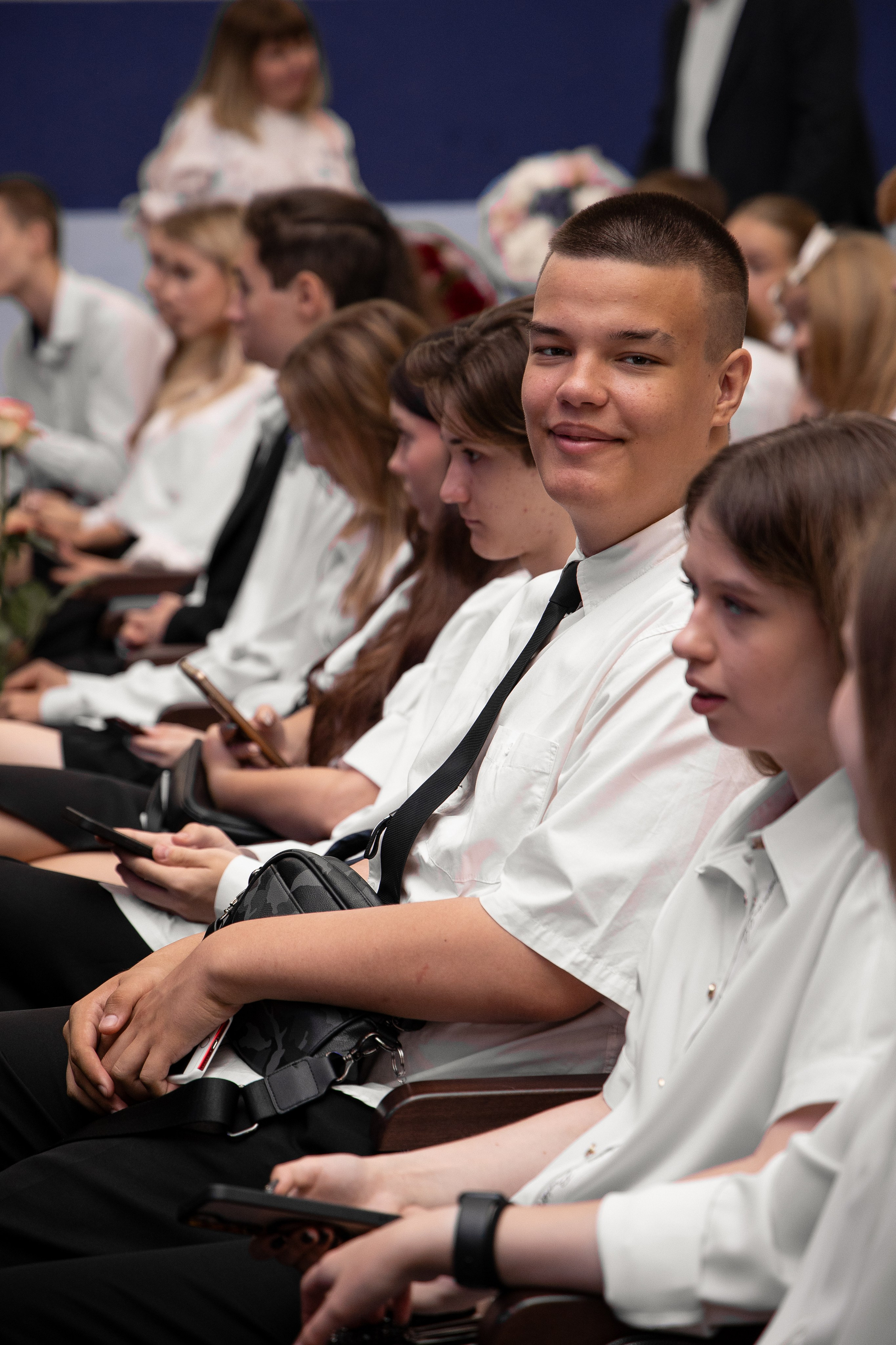 Выпускной в школе. Анна Рышкевич