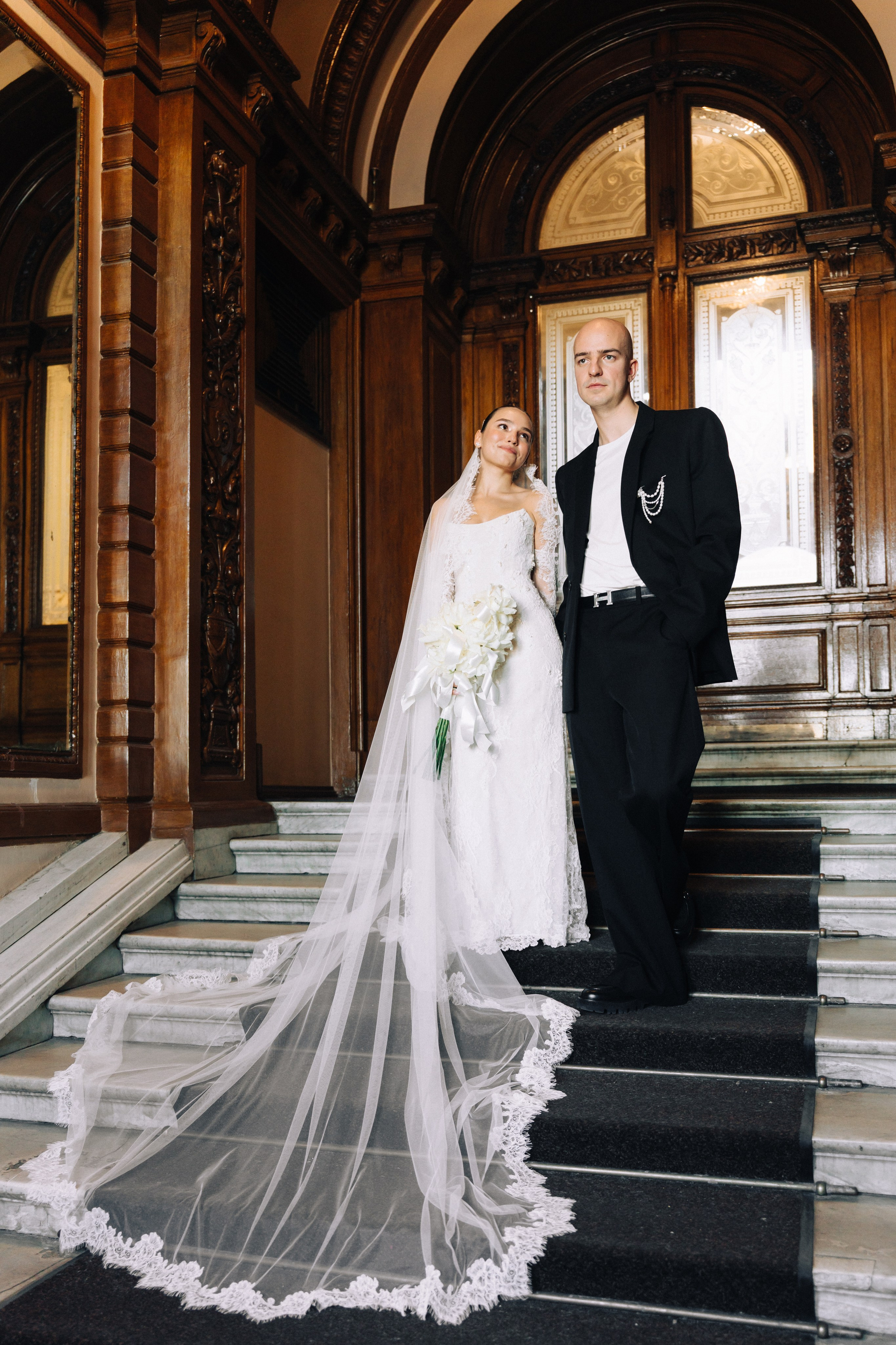 Вова и Лиза. Питер. Гранд Отель Европа, 1 дворец бракосочетания и особняк Мясникова. Свадебный фотограф Катерина Чулкова