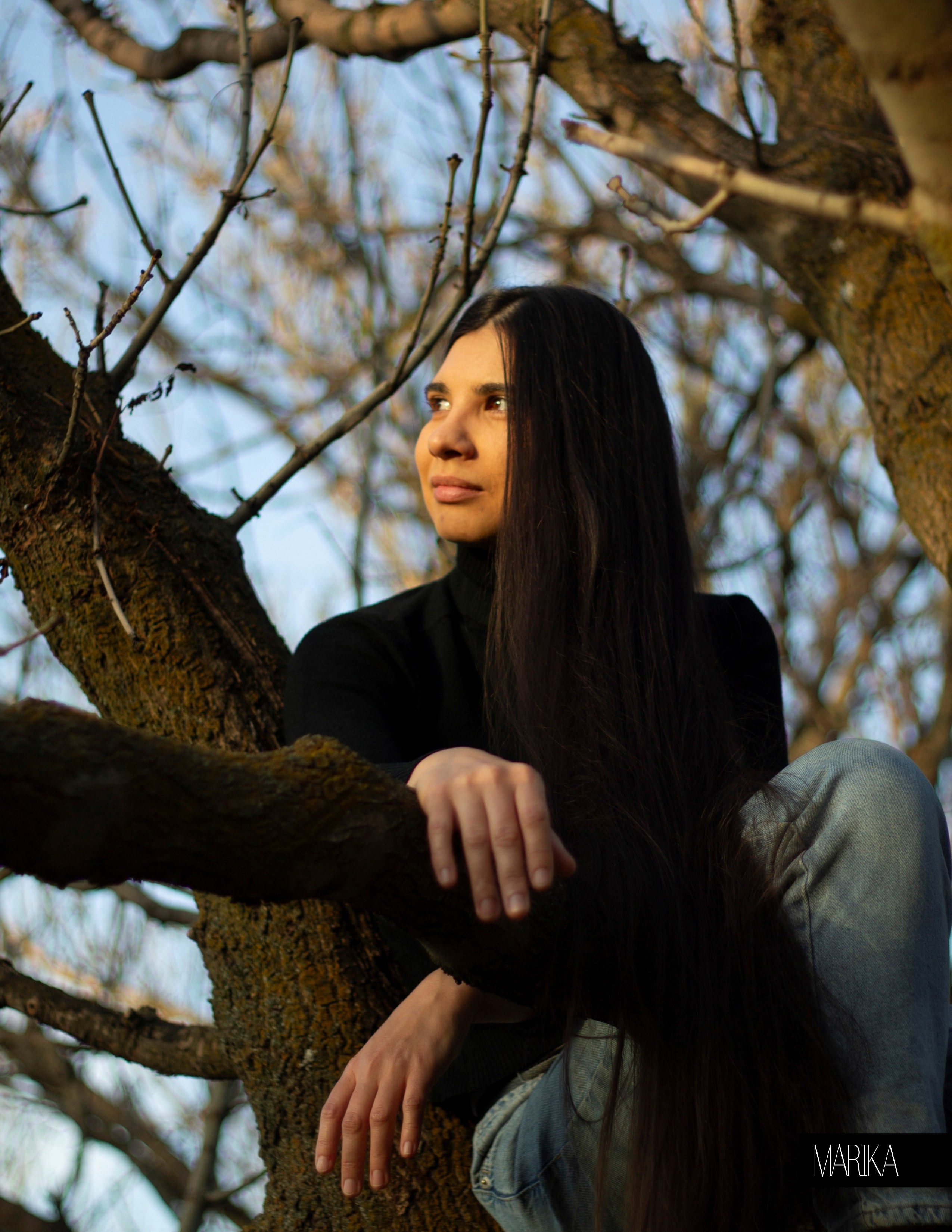 Юля в парке