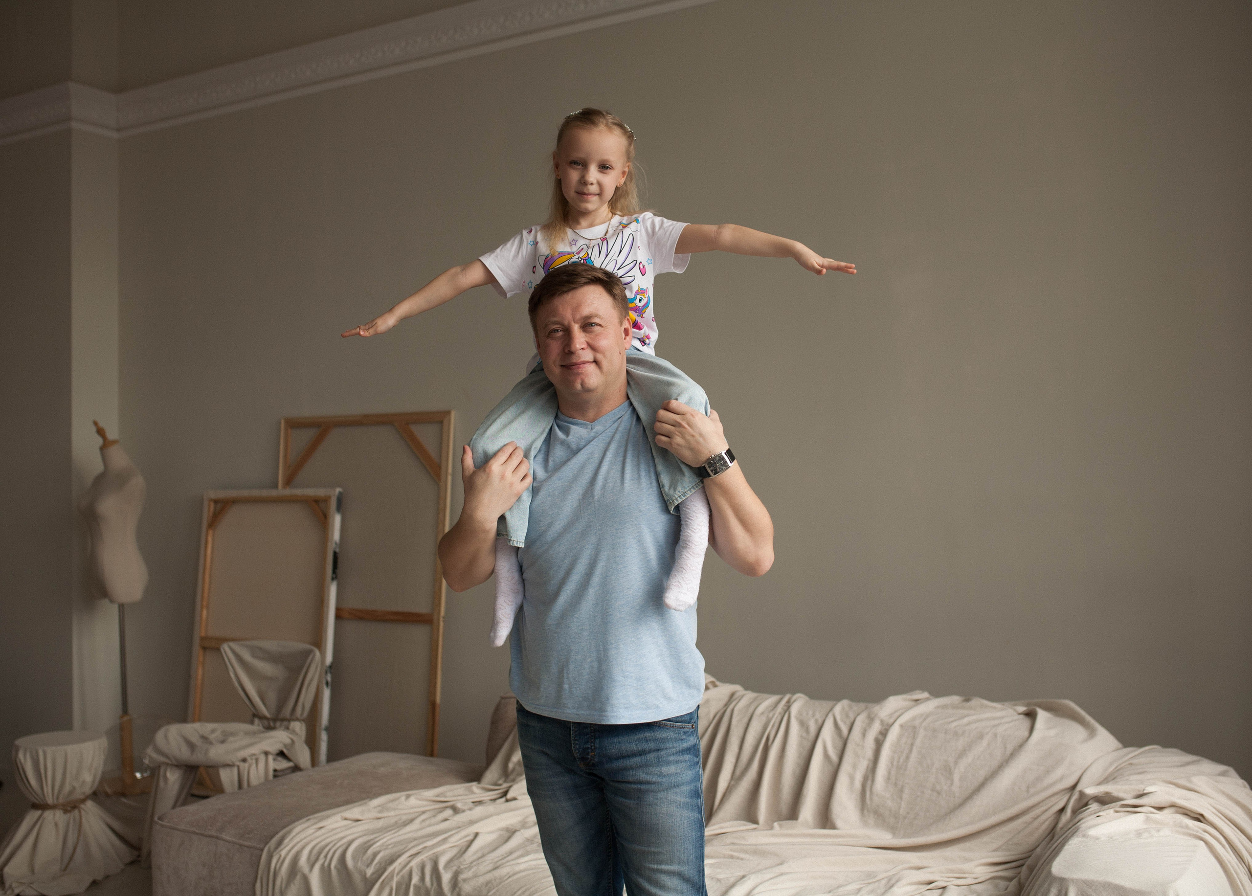 Семейная съемка в фотостудии Gallery. Фотограф Красноярск Базуев Марк