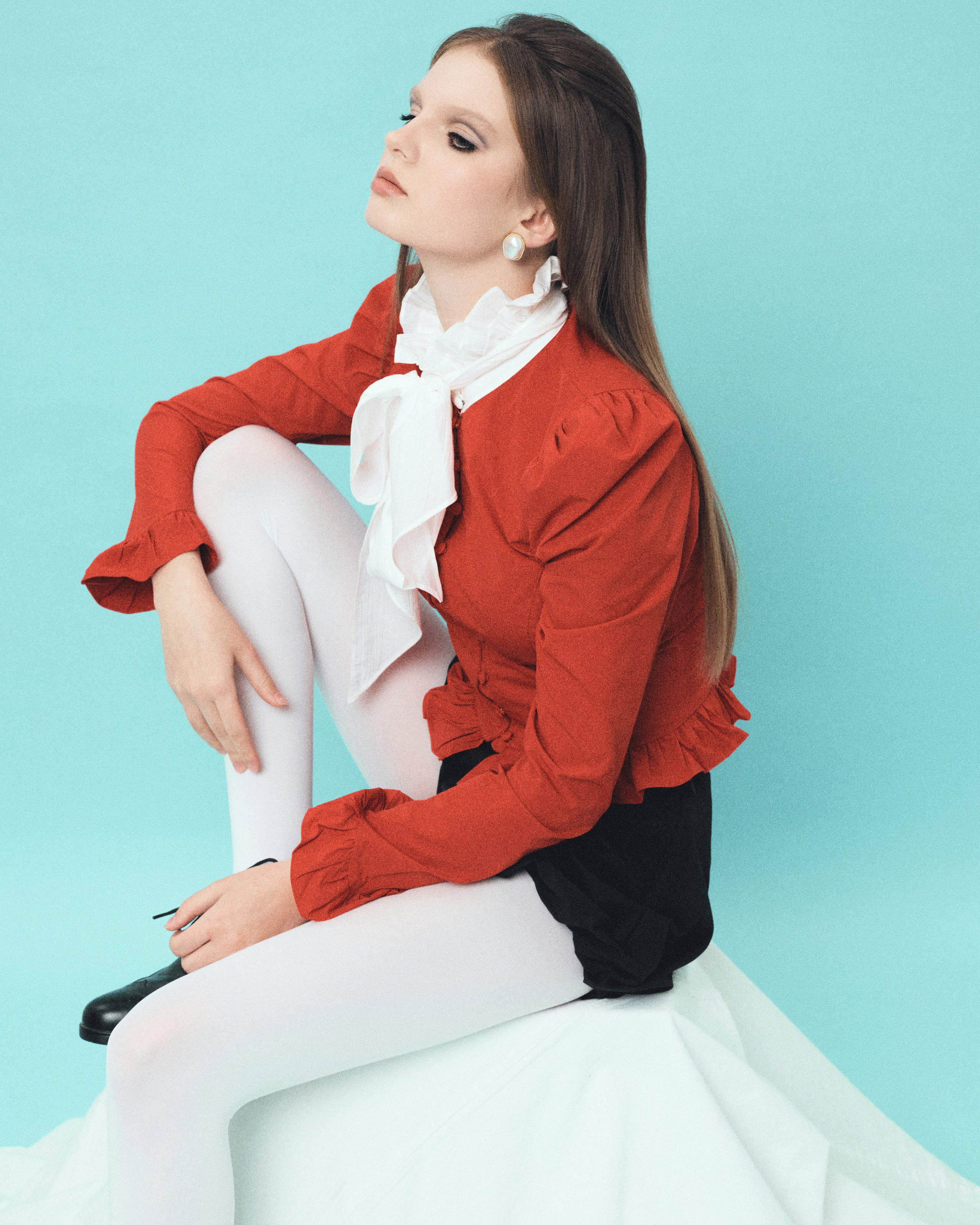 Kati, red blouse. Юрина Полина, фотограф из Екатеринбурга