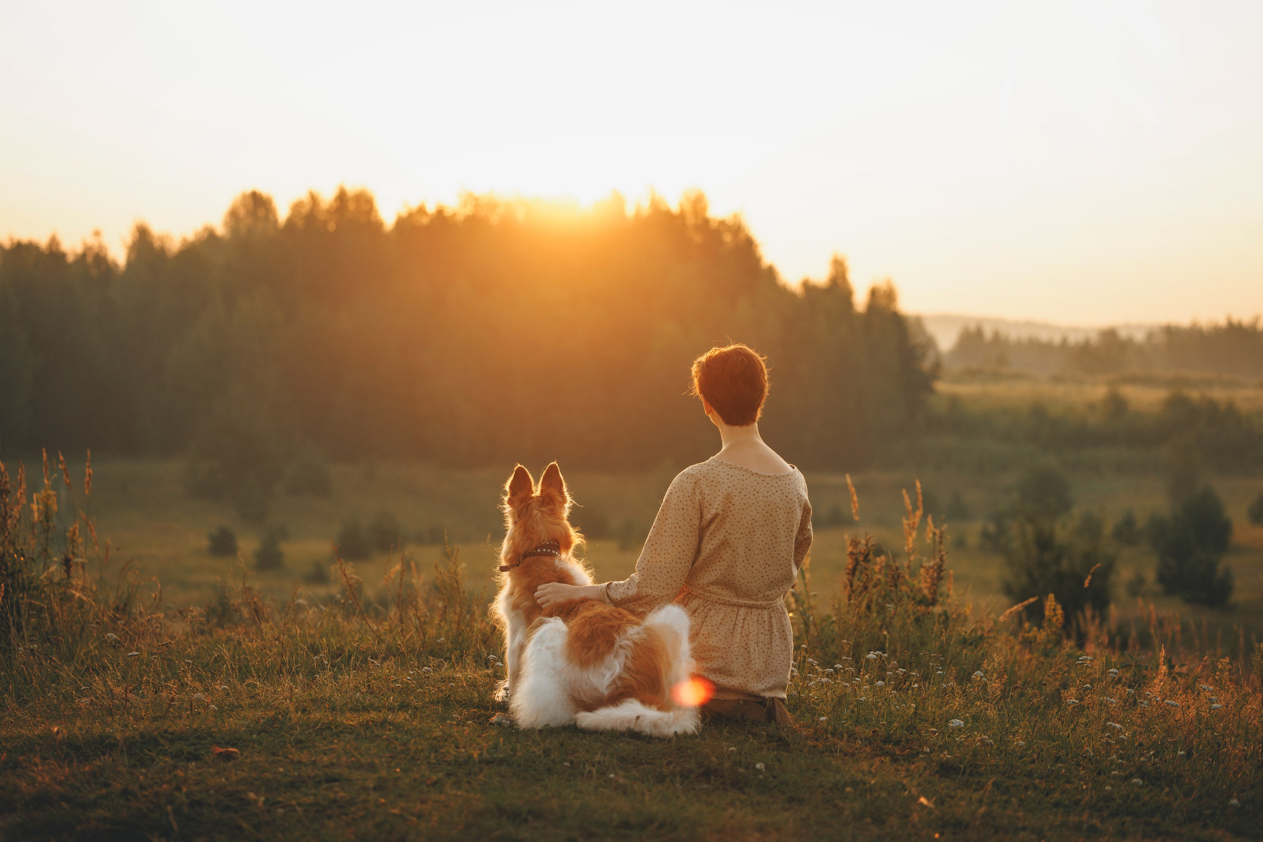 Сергей, Оксана и Жара. Фотограф анималист Осипчикова Мария
