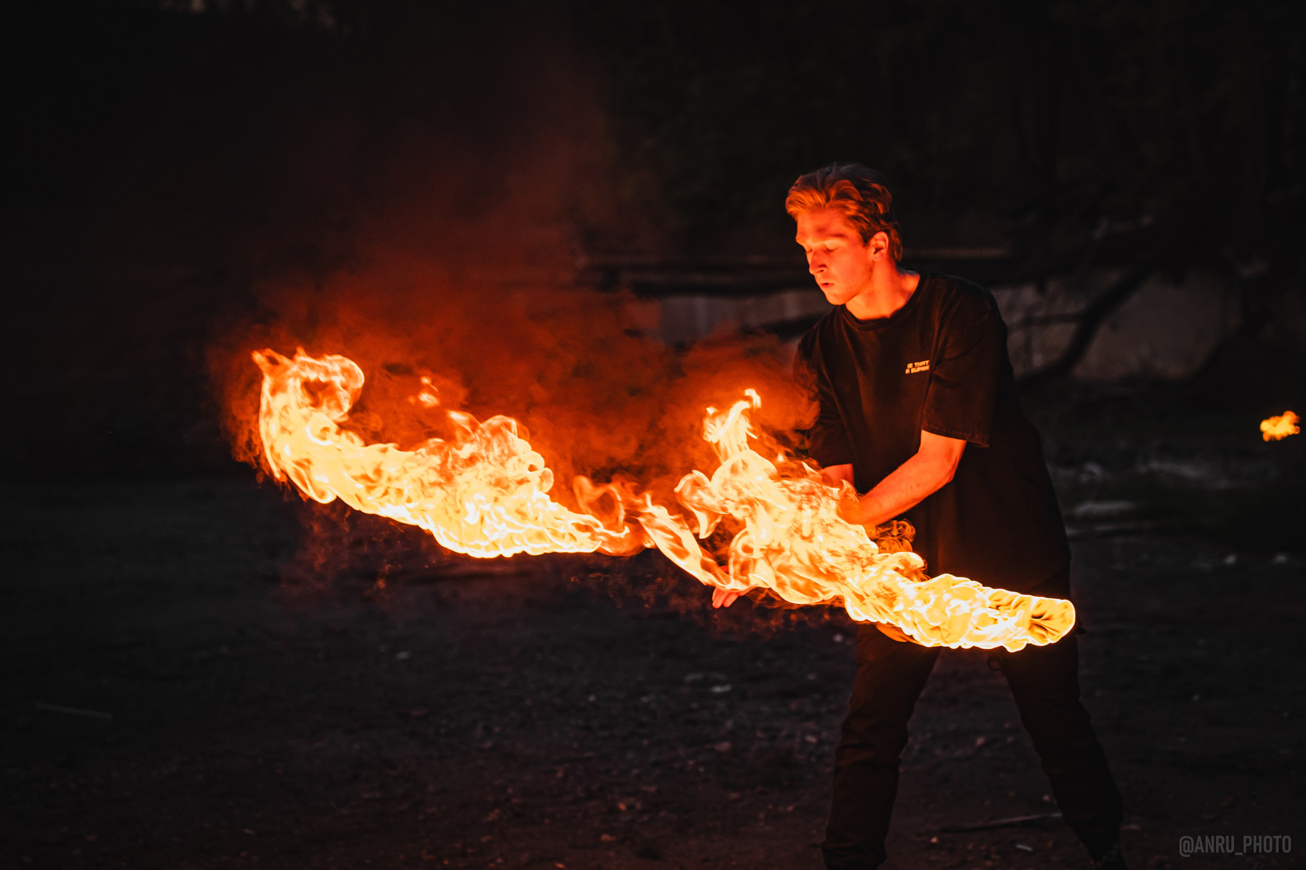 Огненная тренировка. Репортажный фотограф Анастасия Рубцова