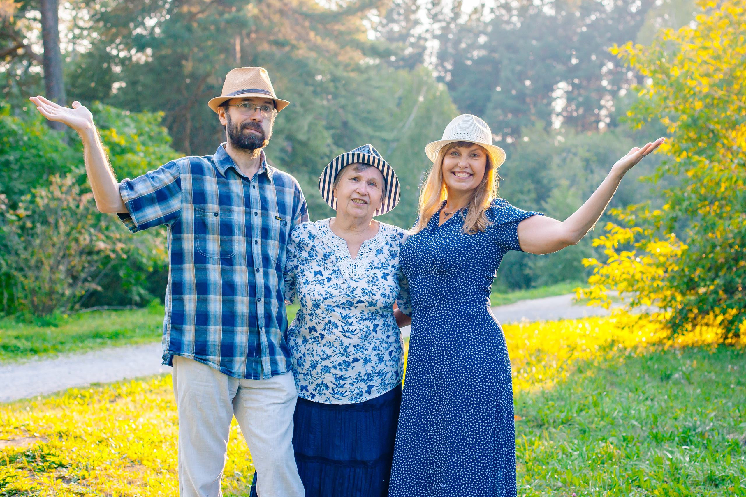 Семейная съёмка в ботаническом саду. Фотограф в Новосибирске Сергей Белов