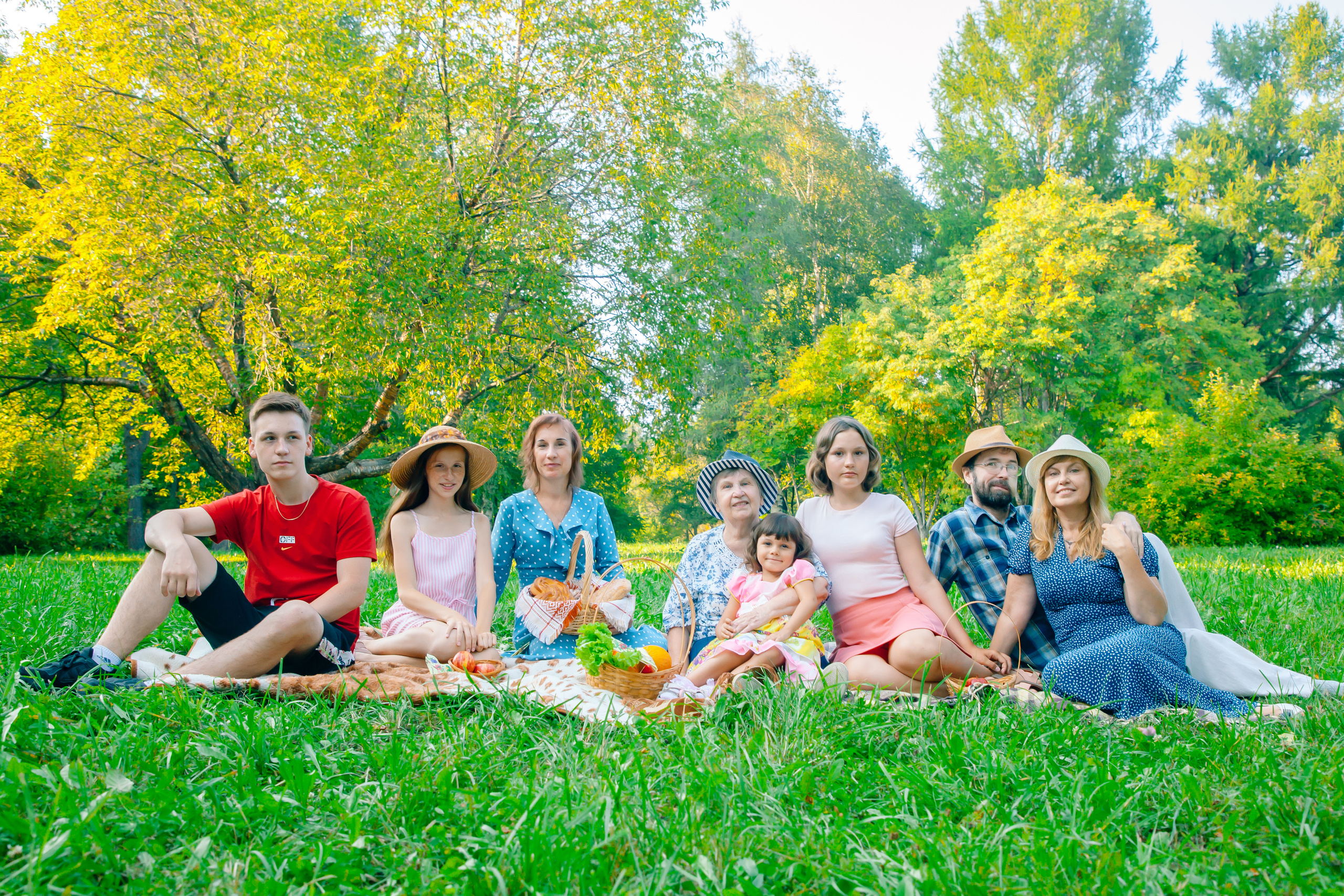 Семейная съёмка в ботаническом саду. Фотограф в Новосибирске Сергей Белов