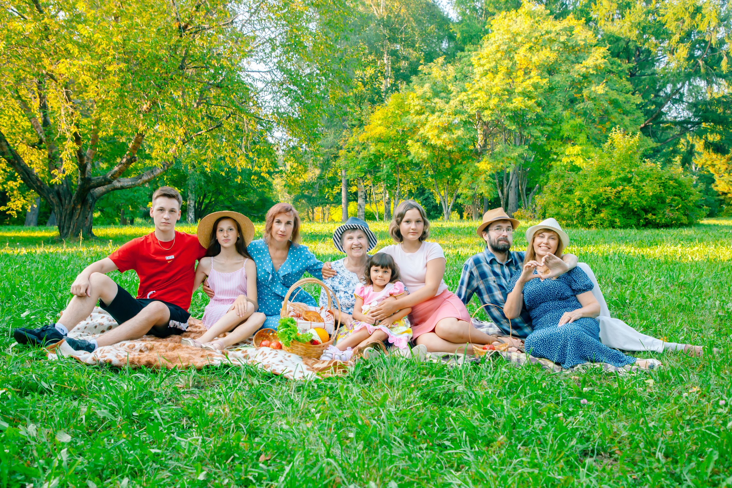 Семейная съёмка в ботаническом саду. Фотограф в Новосибирске Сергей Белов
