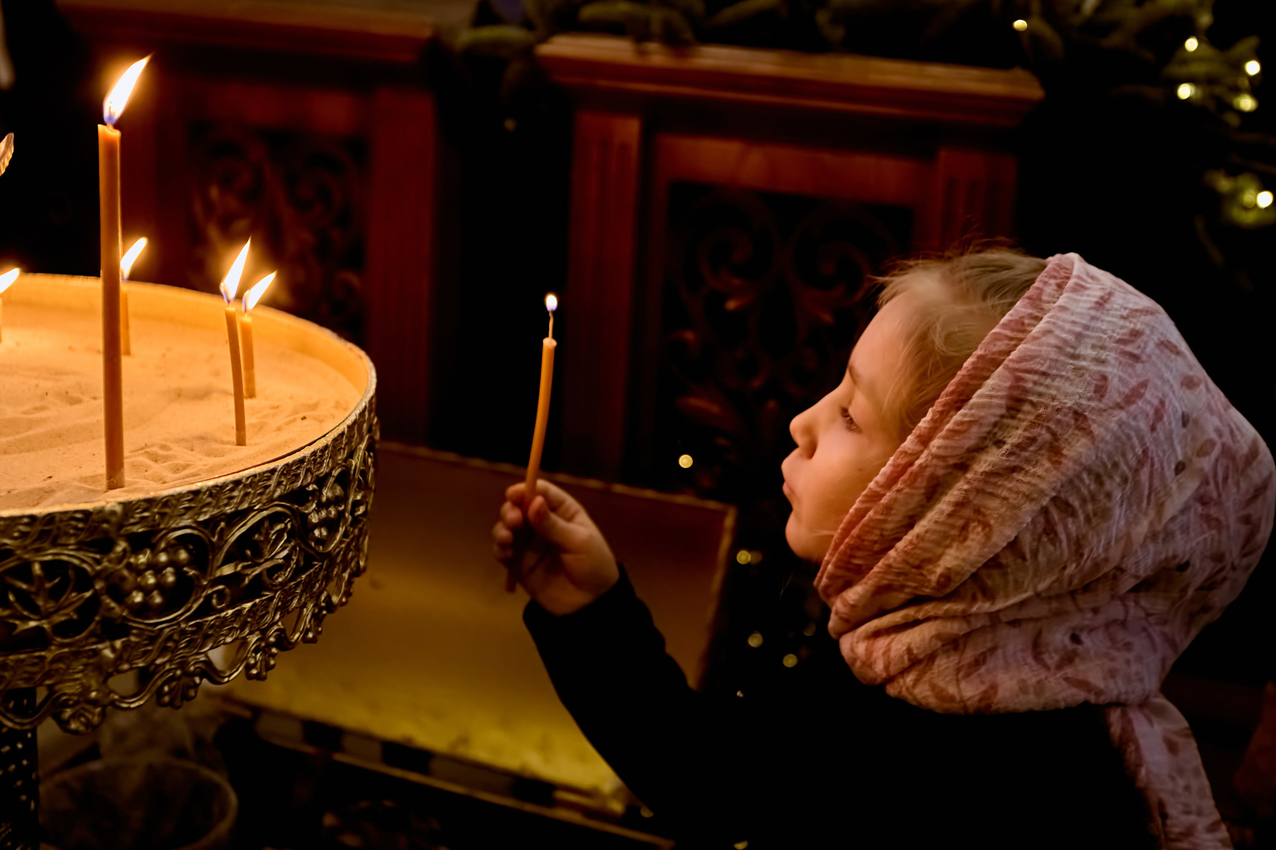 Воскресная Литургия в храме 12 января 2025 г