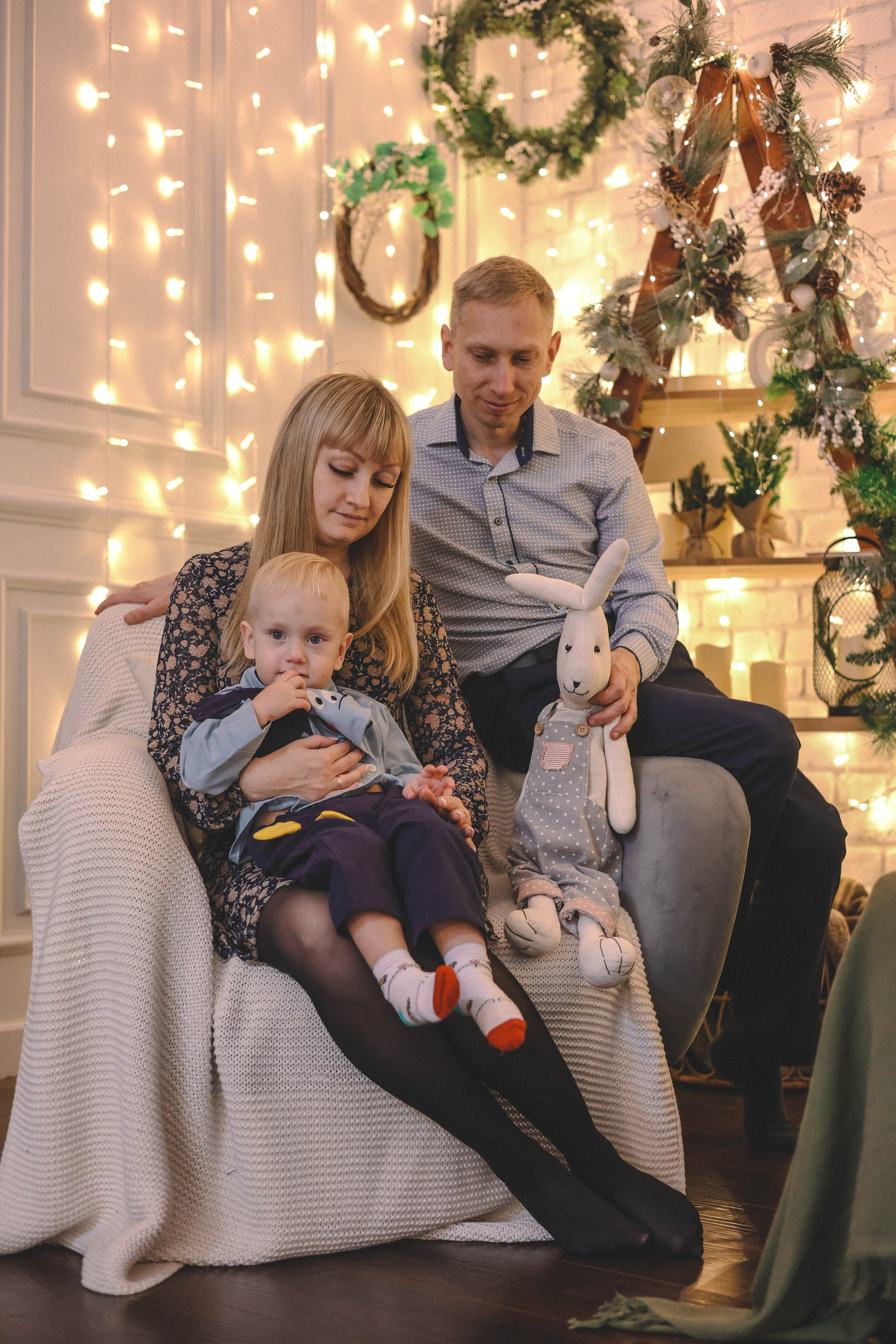 Новогодняя история «Мария и ее семья». Фотограф в Москве Анастасия Калинина