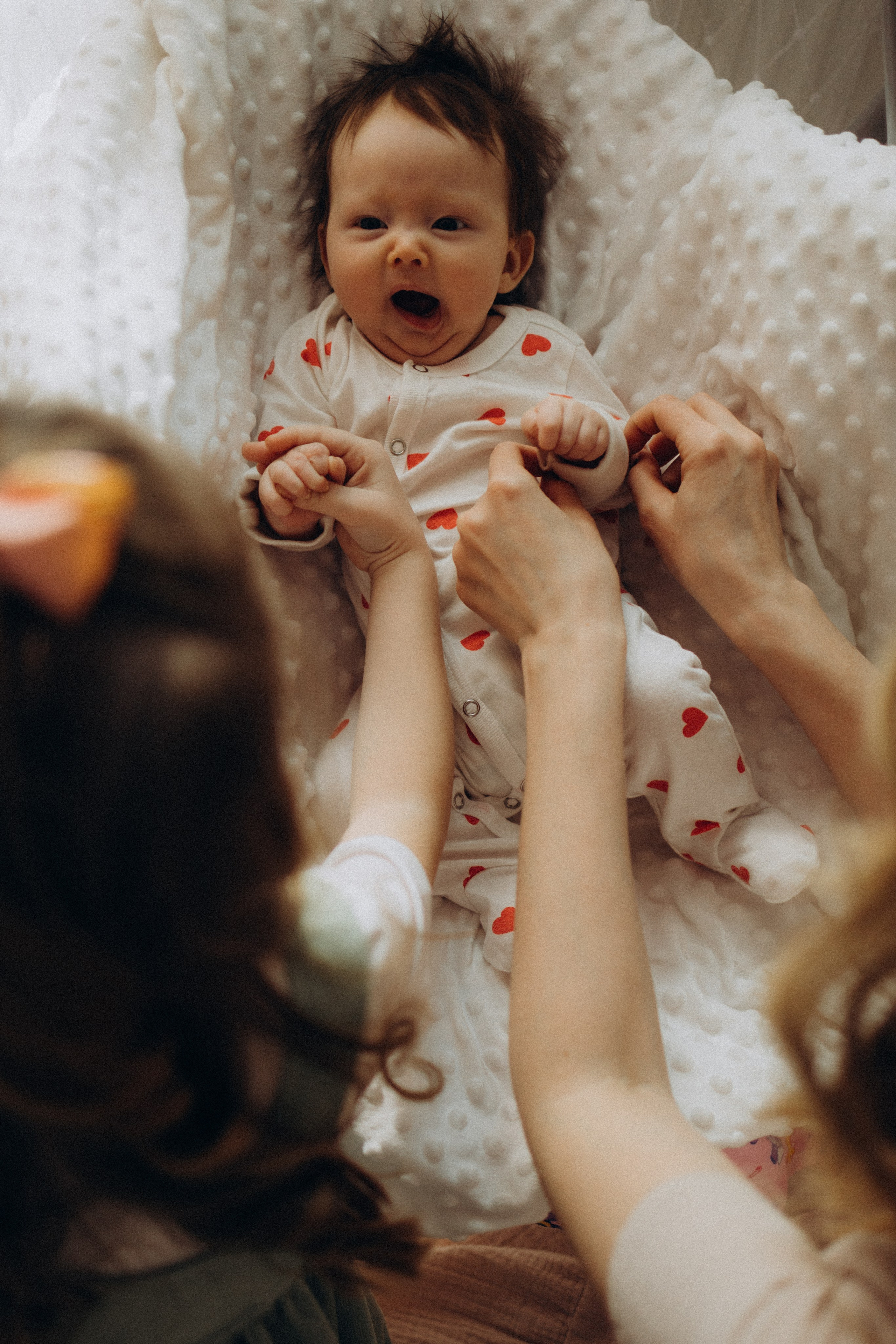 Ньюборн съемка Любы и ее семьи. Семейный фотограф в Москве и Люберцах Юлия Гуськова