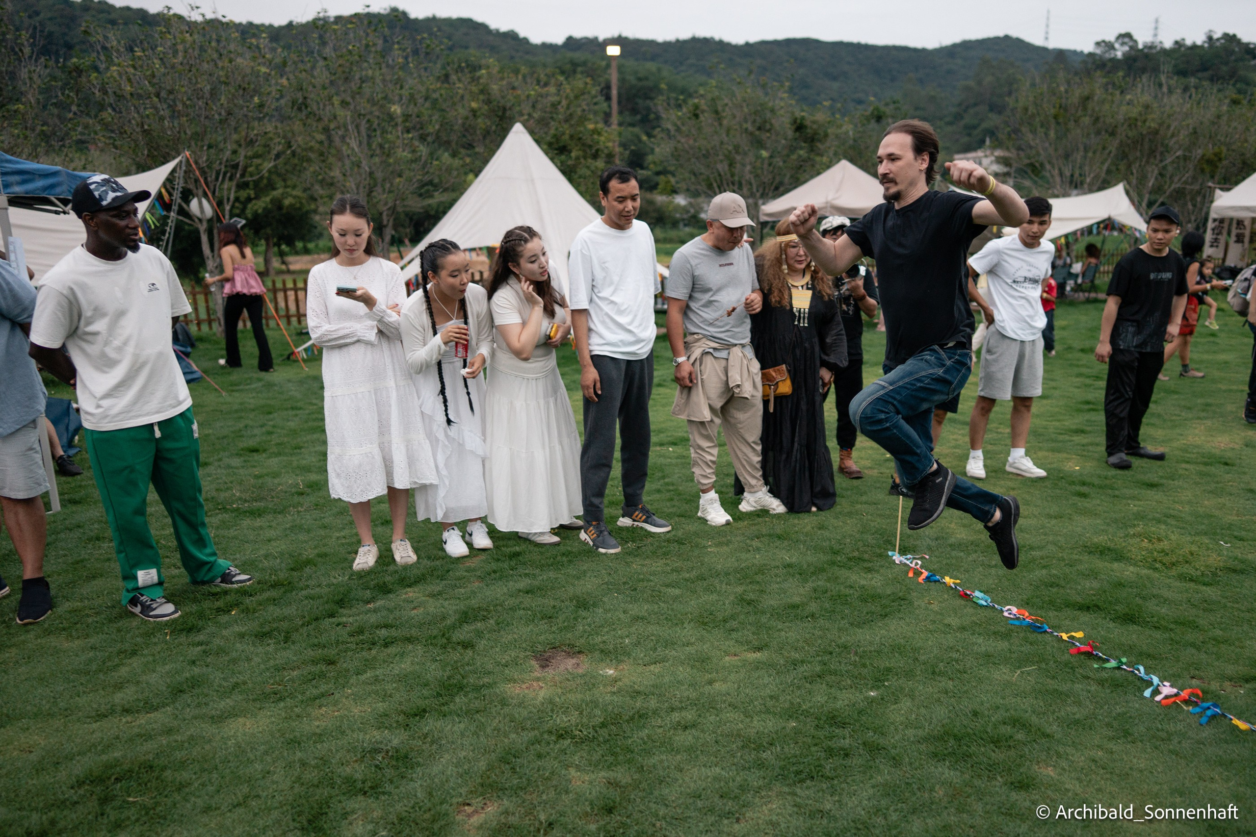 Yakuts festival of rebirth of nature after a hard winter. Photographer in Guangzhou, China. Archibald Sonnenhaft