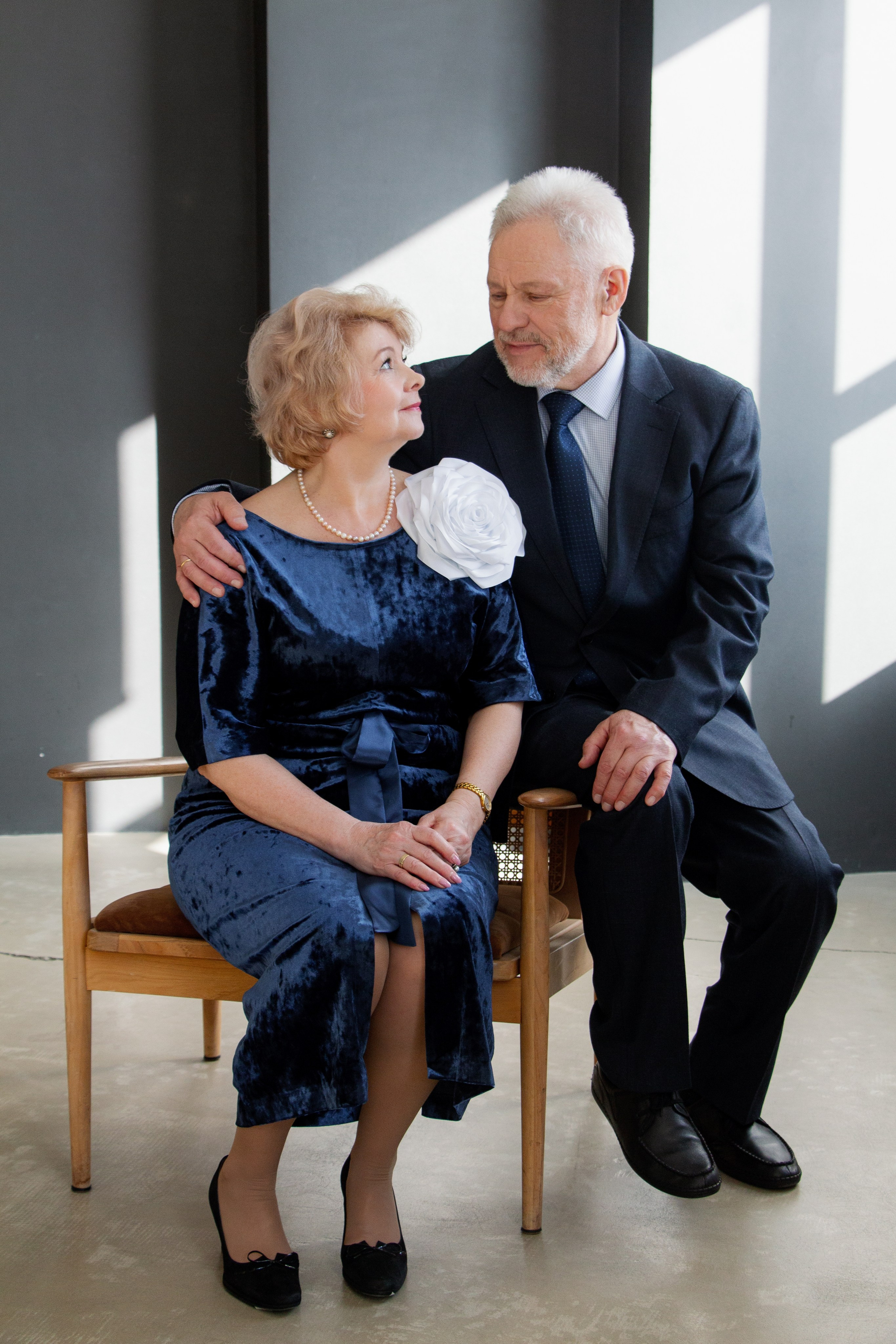 Семейная фотосессия в студии: Борис и Светлана. Фотограф в Екатеринбурге Пойгина Елена