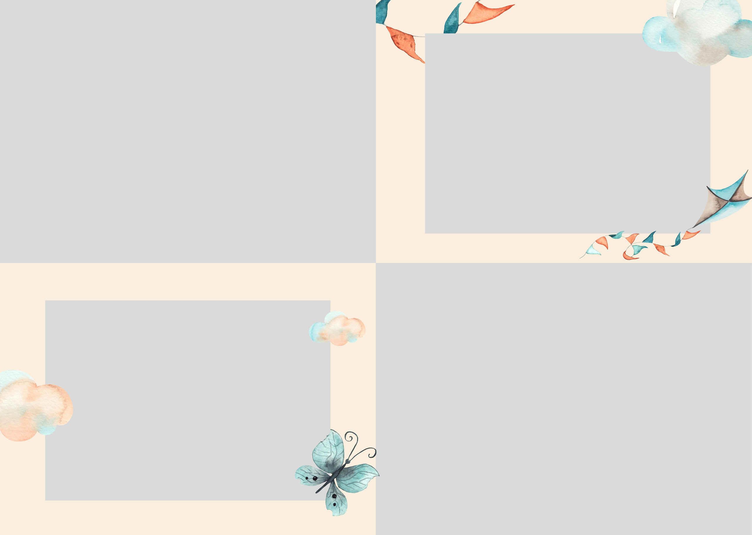 Шаблон фотокниги «Воздушный шар»