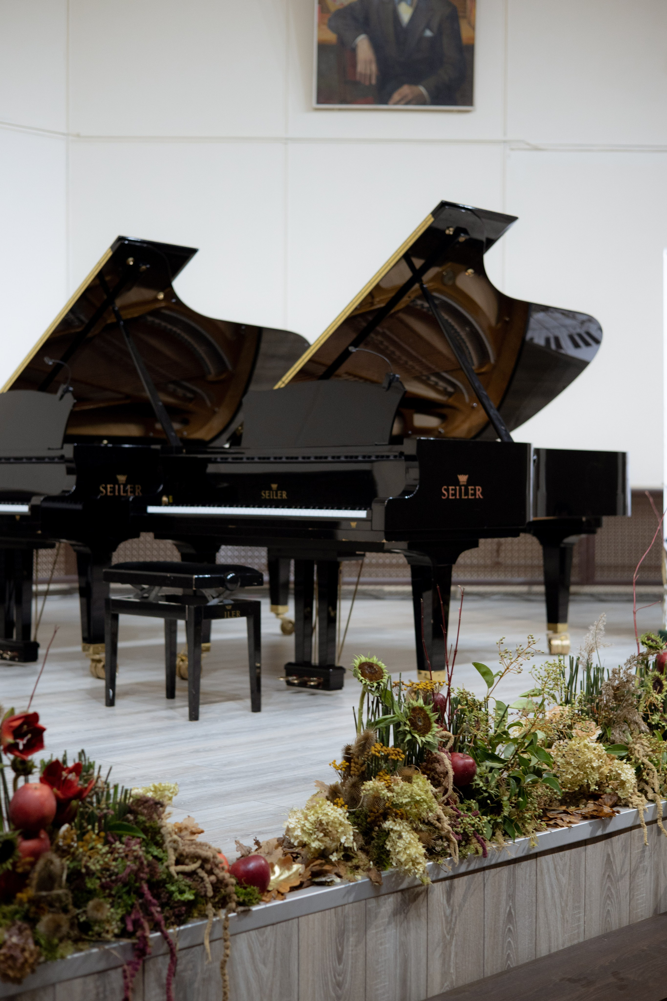 Оформление IX Международного конкурса пианистов имени Д. Д. Шостаковича. Оформление свадеб, декор свадеб Вера Маркова, Москва