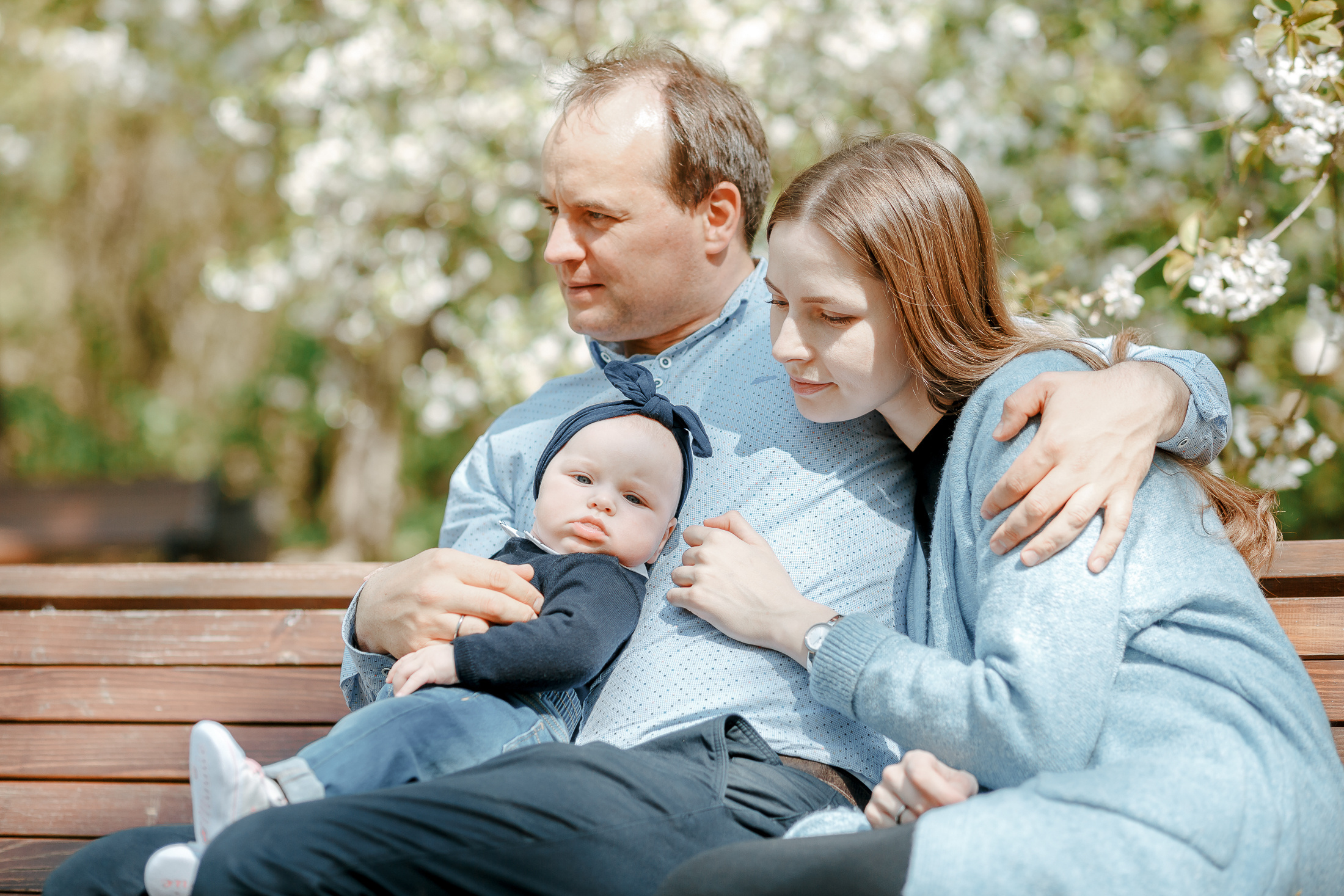 Семейная фотосессия в весенней Москве