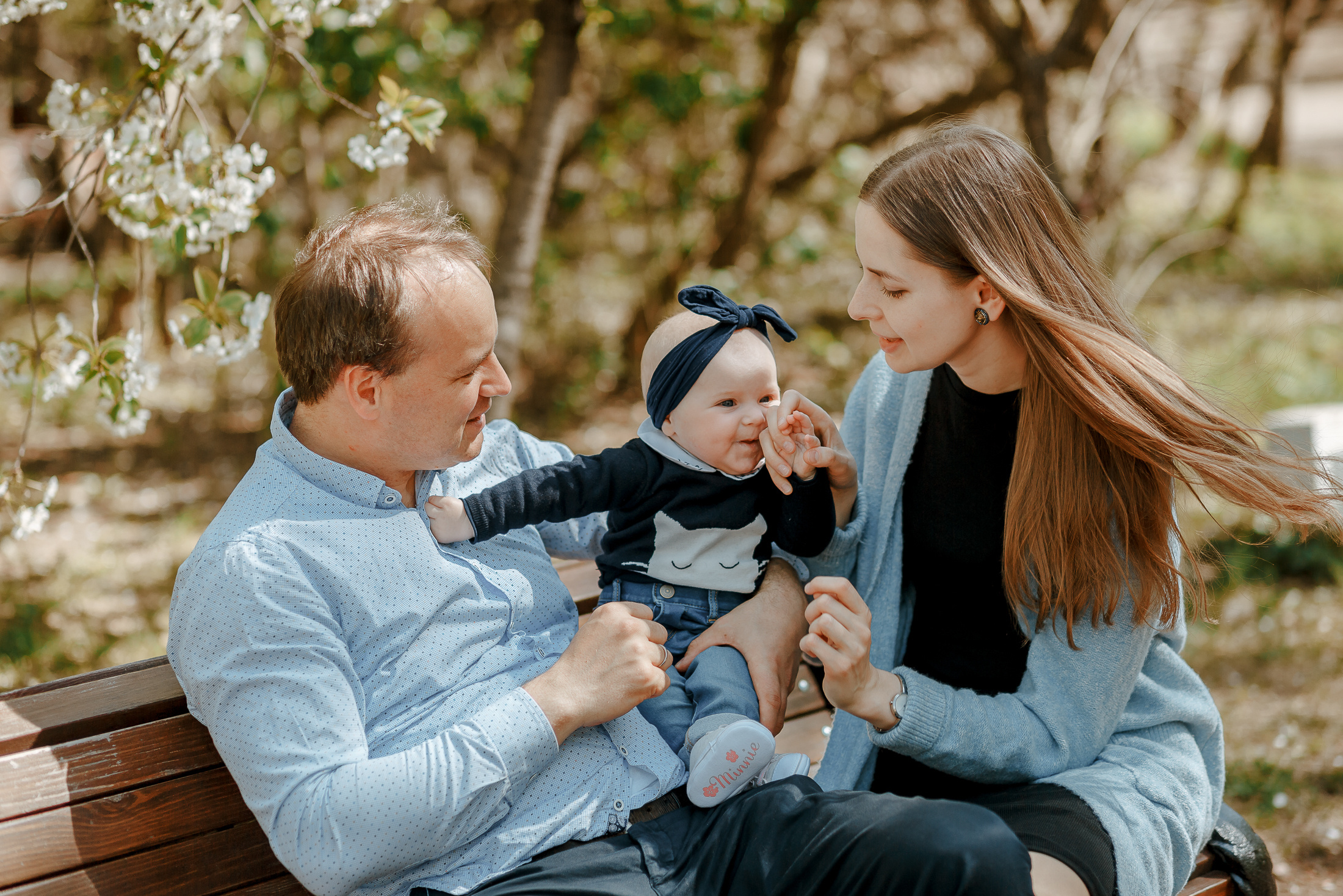 Семейная фотосессия в весенней Москве