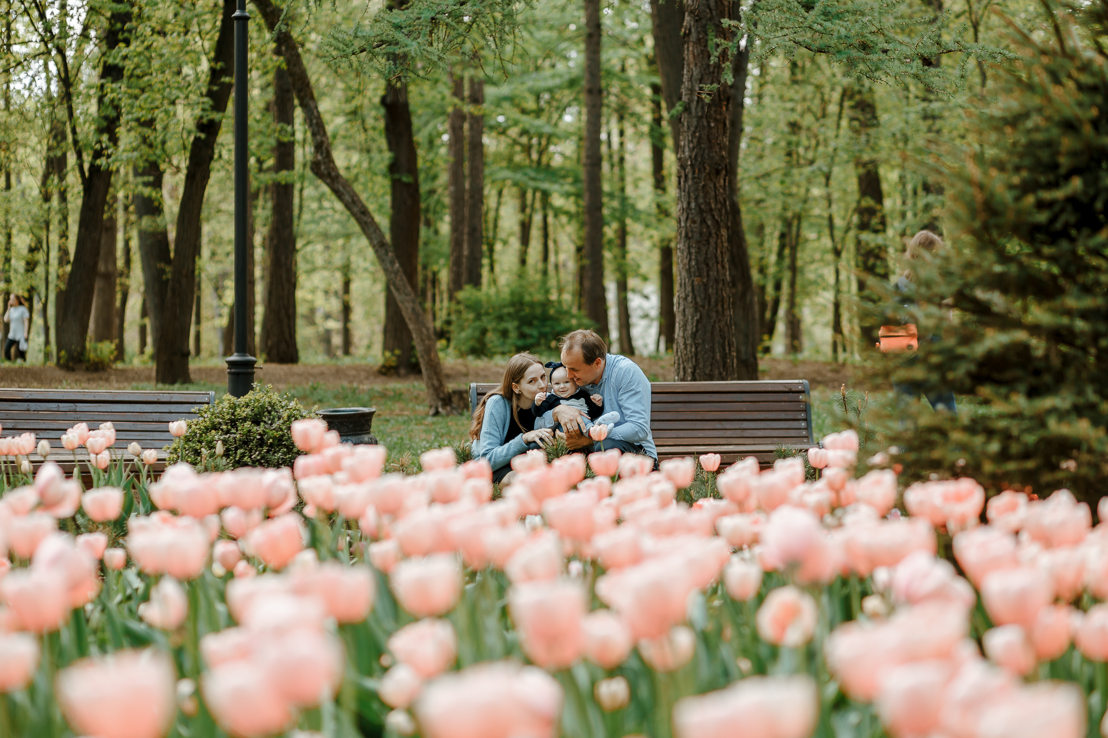 Семейная фотосессия в весенней Москве