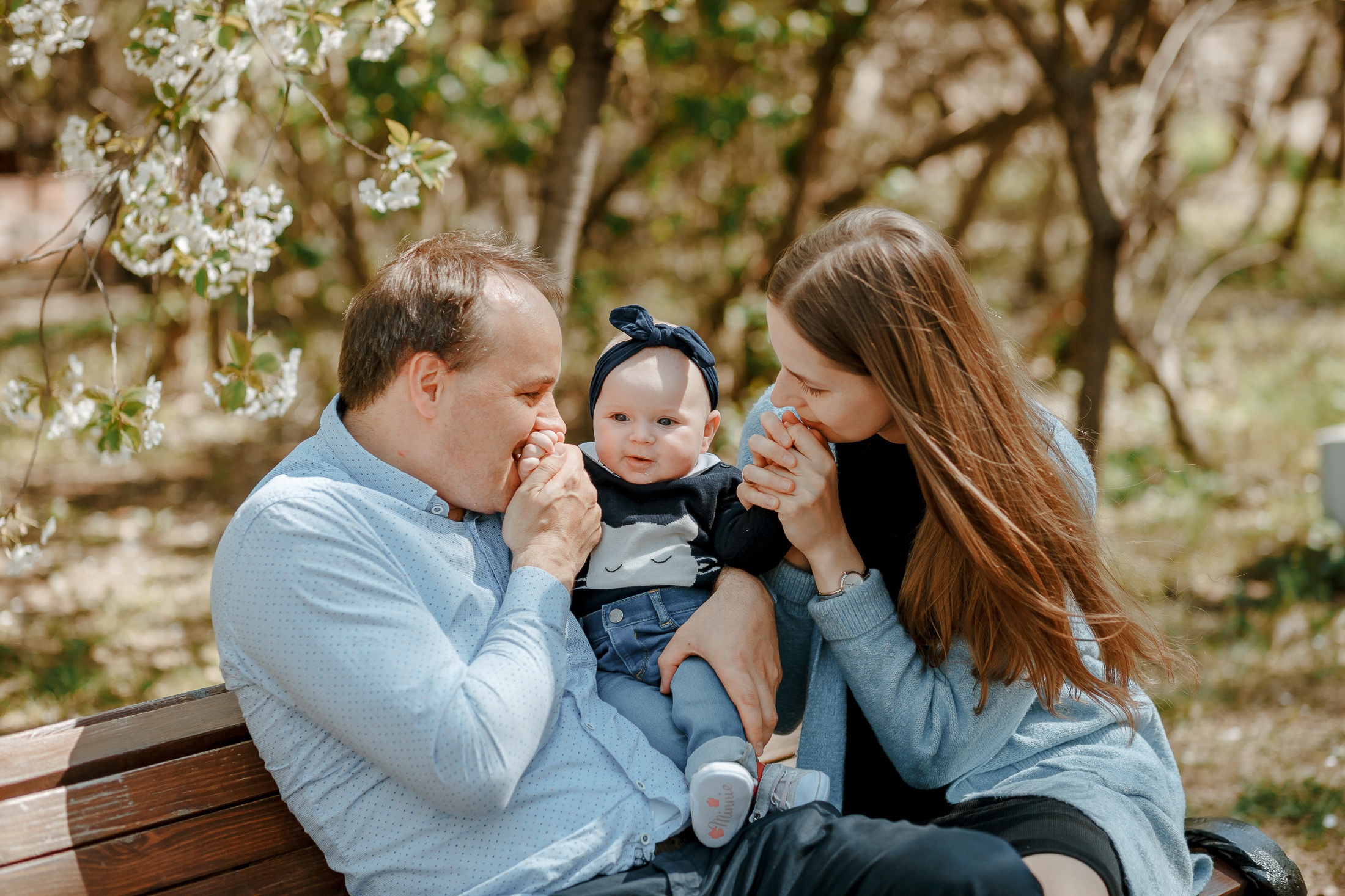 Семейная фотосессия в весенней Москве