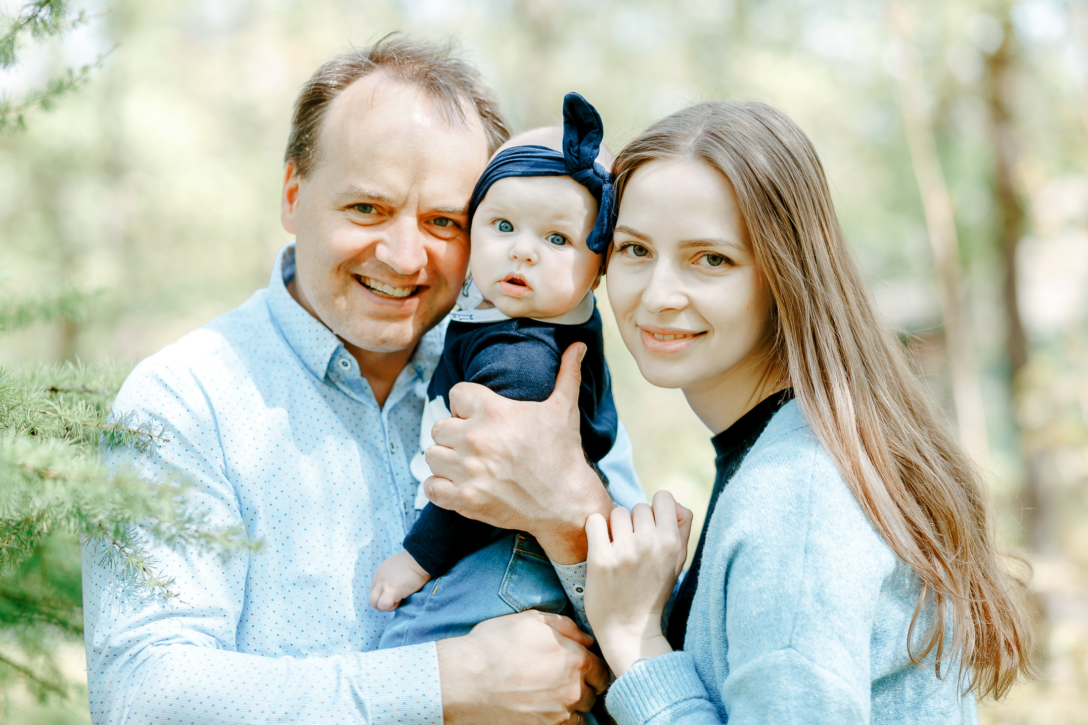 Семейная фотосессия в весенней Москве